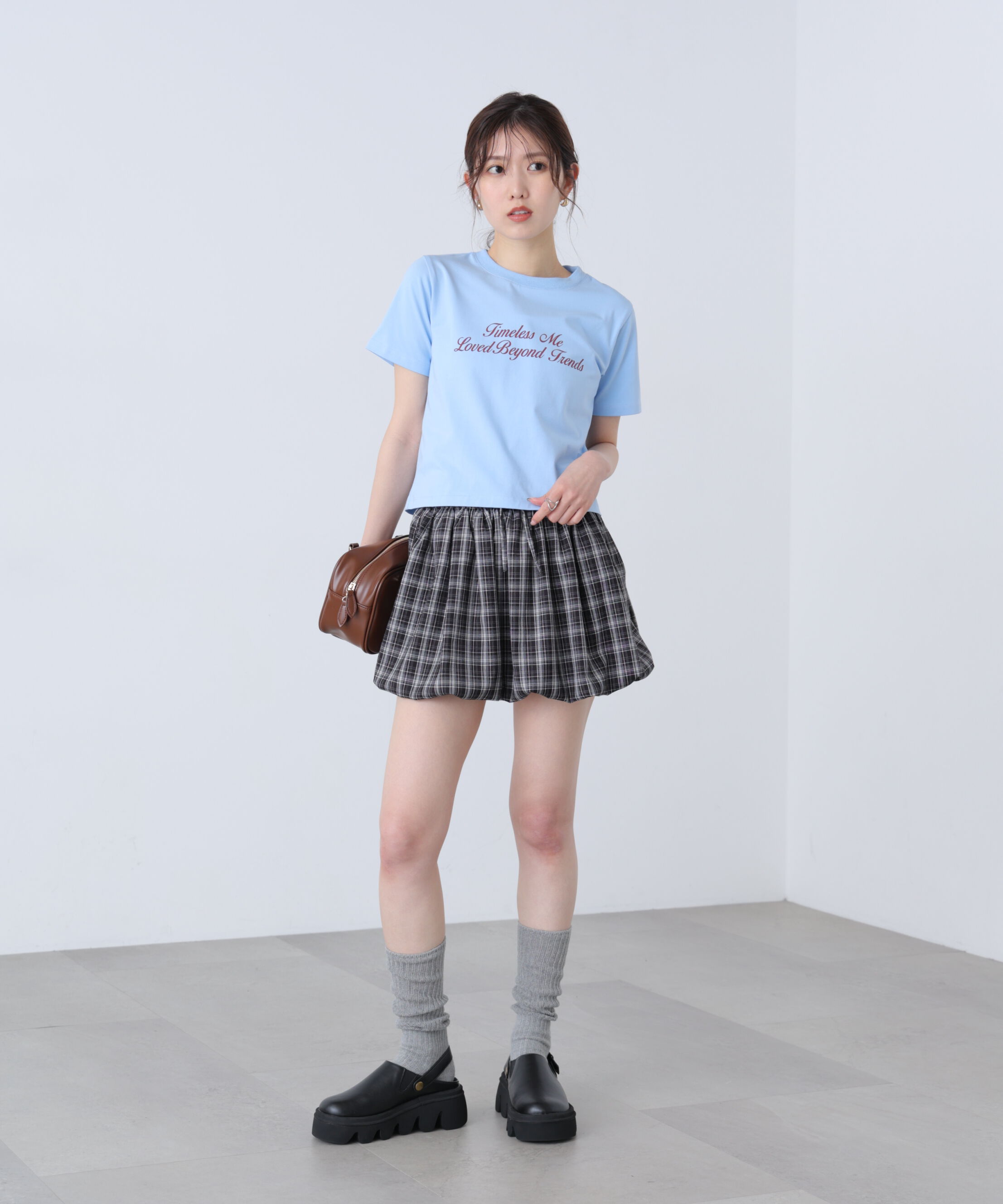  「インナーパンツ付バルーンミニスカート」|スカート|