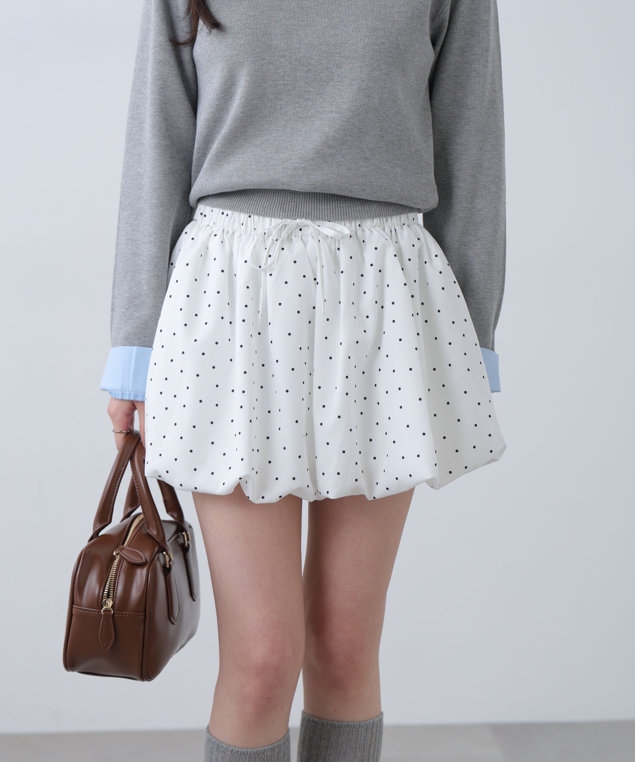  「インナーパンツ付バルーンミニスカート」|スカート|オフベースド 1