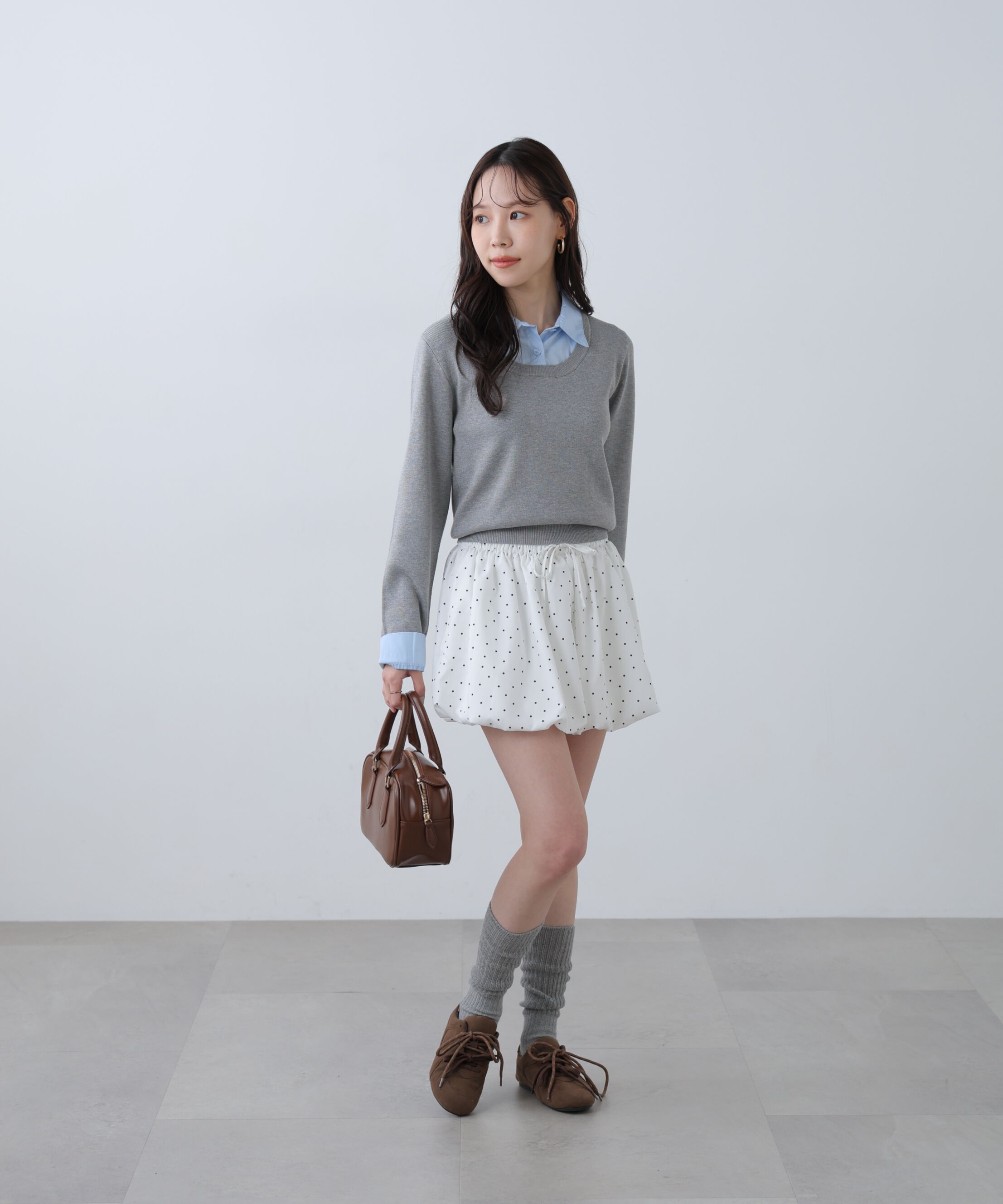  「インナーパンツ付バルーンミニスカート」|スカート|