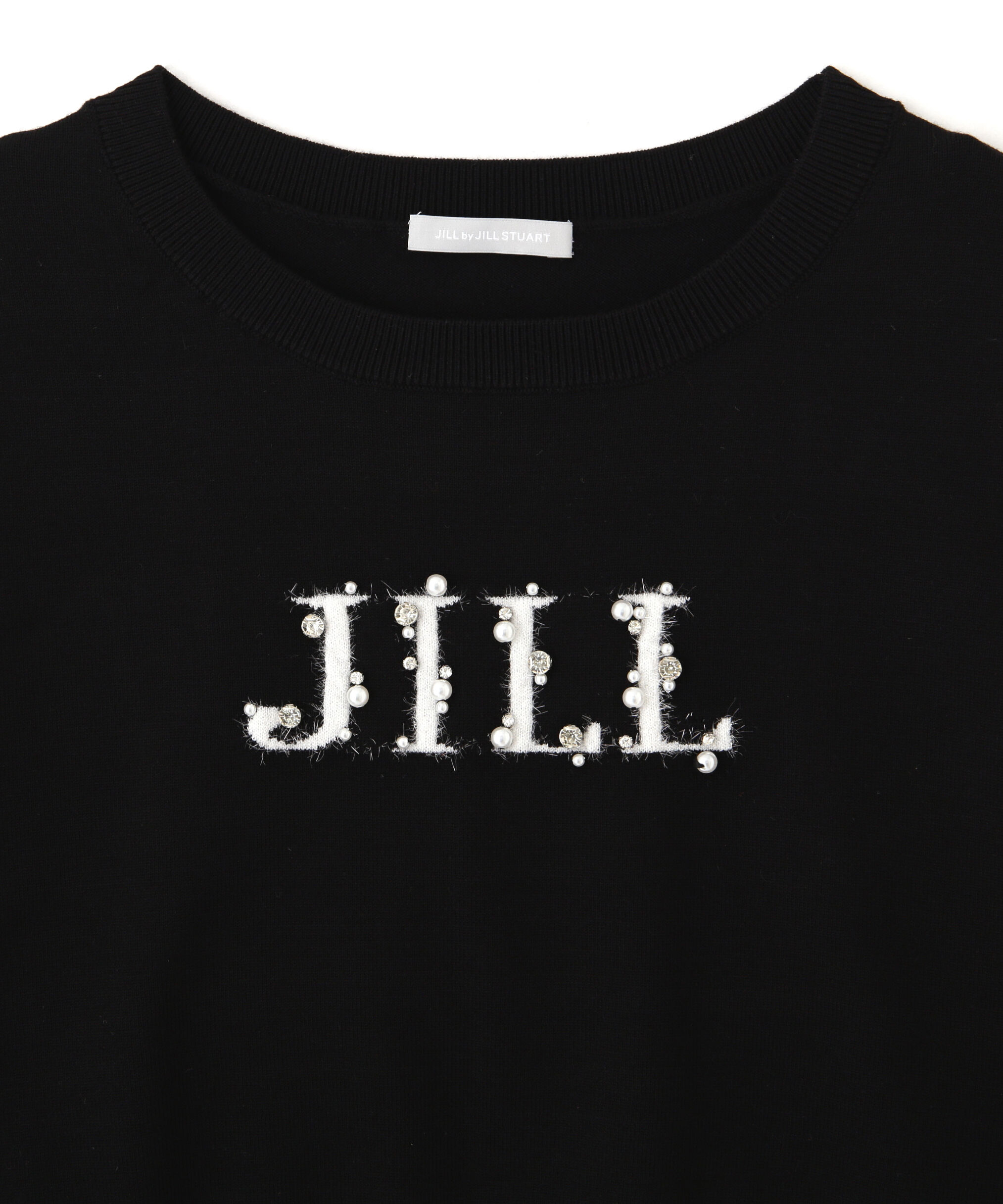  「ファンシーヤーンビジューロゴニット」|ニット・セーター|