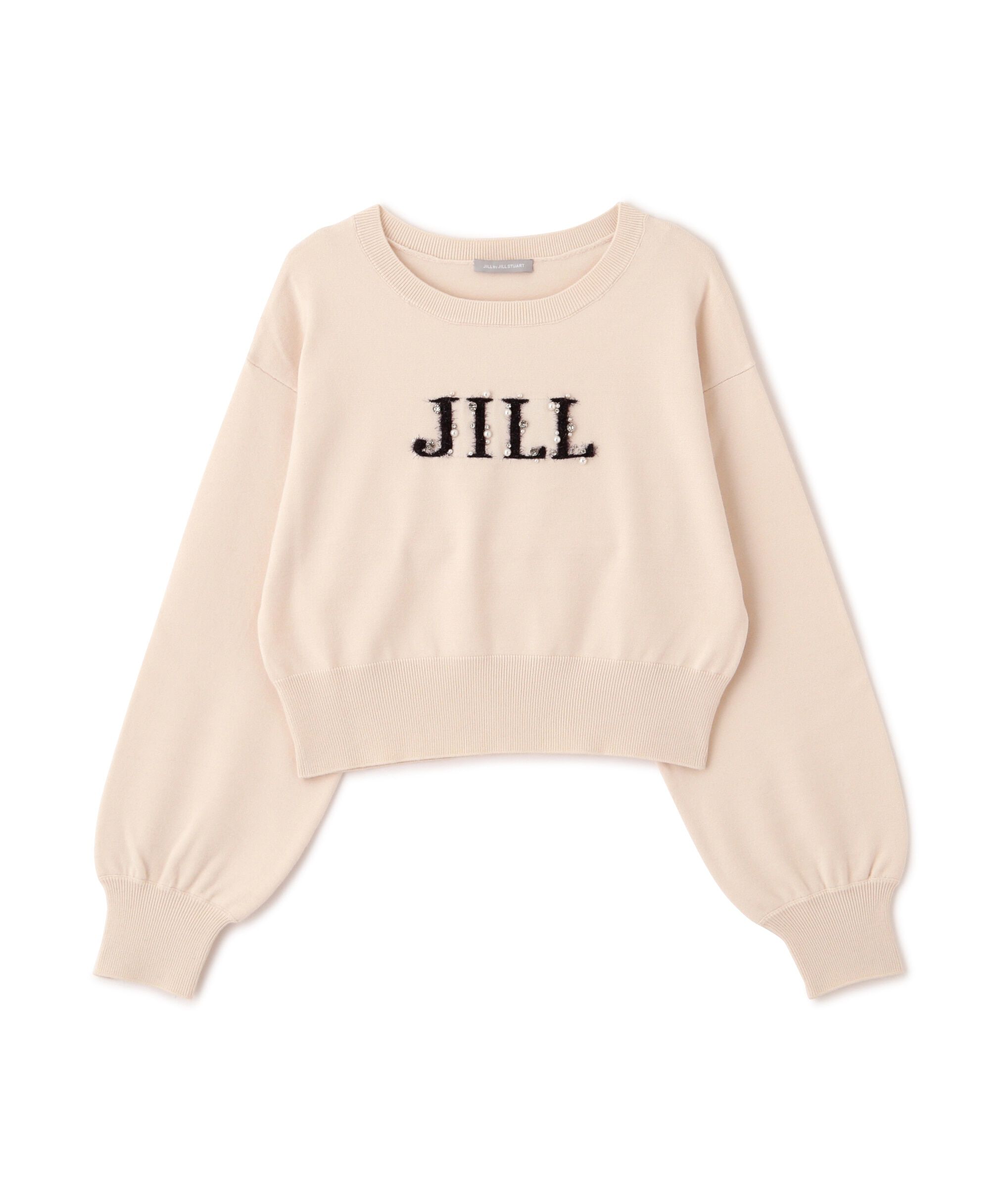  「ファンシーヤーンビジューロゴニット」|ニット・セーター|