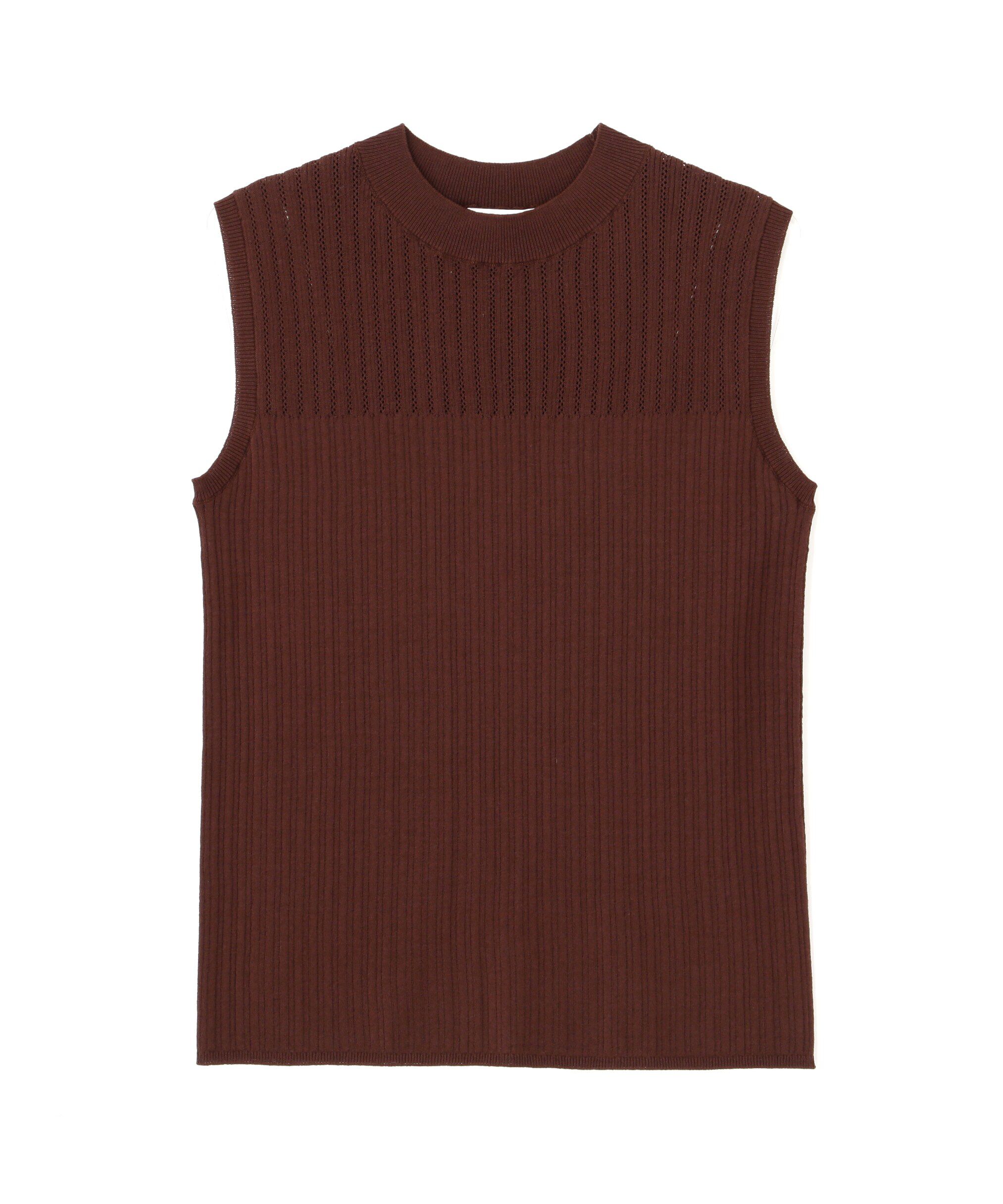 PROPORTION BODY DRESSING「アイレットノースリーブニット」|ニット・セーター|