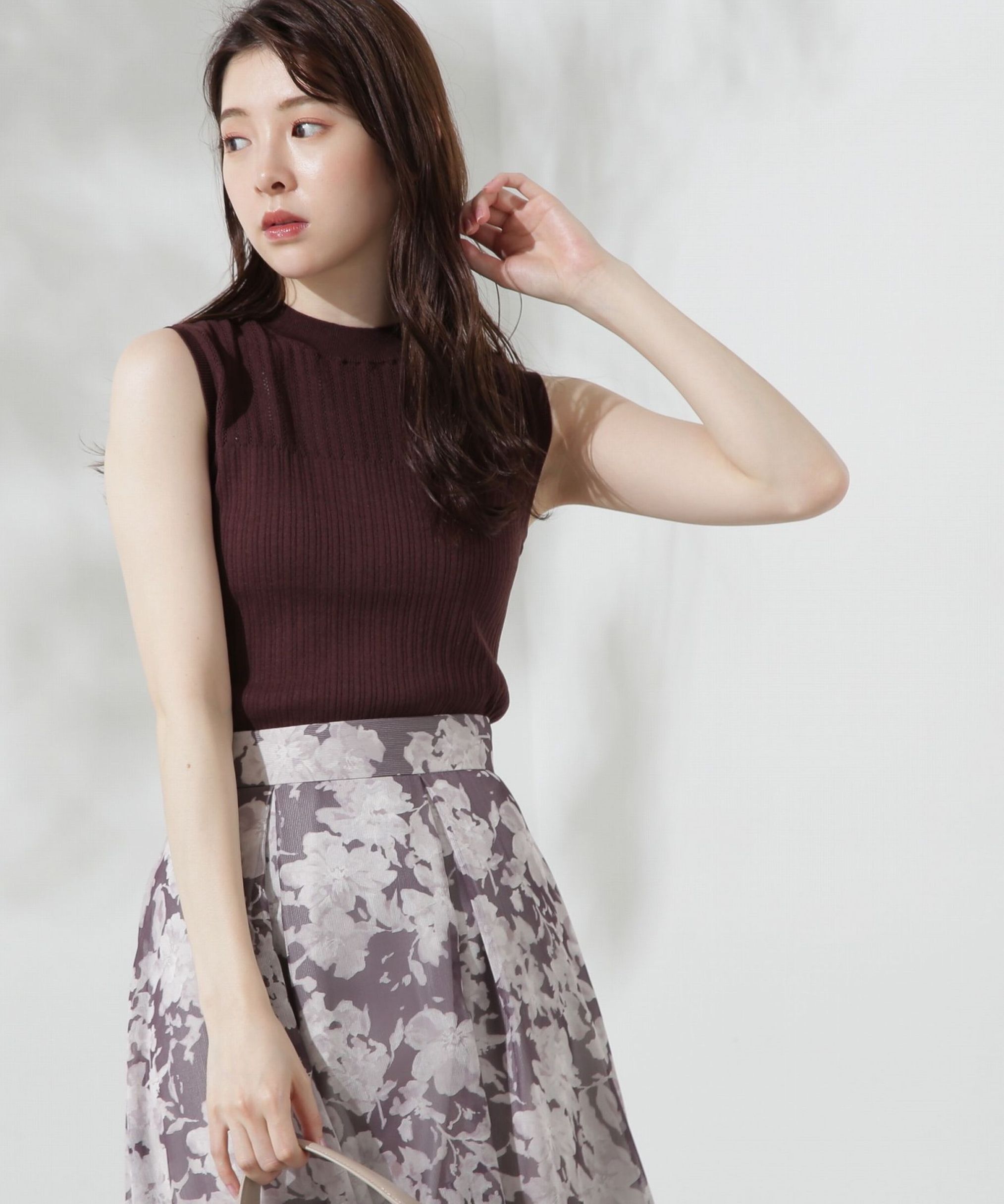 PROPORTION BODY DRESSING「アイレットノースリーブニット」|ニット・セーター|