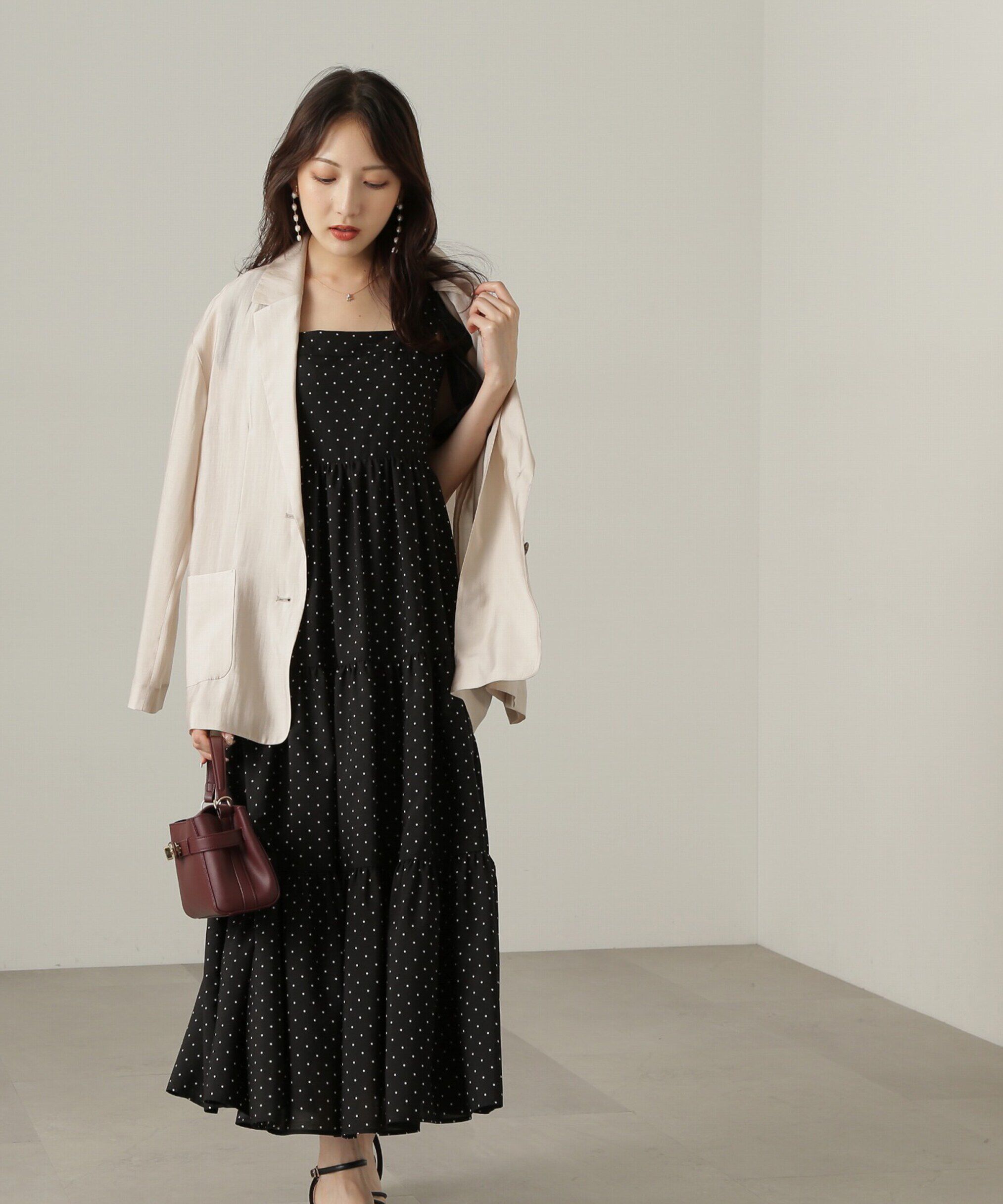 PROPORTION BODY DRESSING「ショルダーリボンティアードワンピース」|ワンピース|