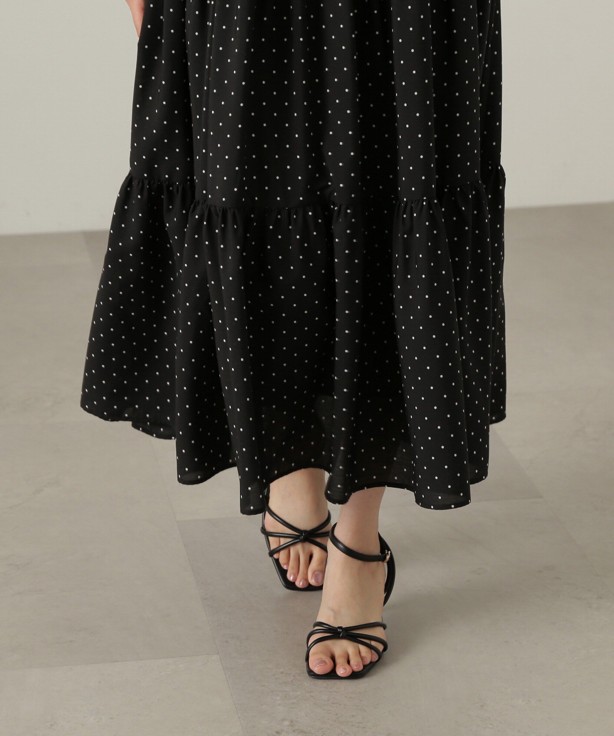 PROPORTION BODY DRESSING「ショルダーリボンティアードワンピース」|ワンピース|