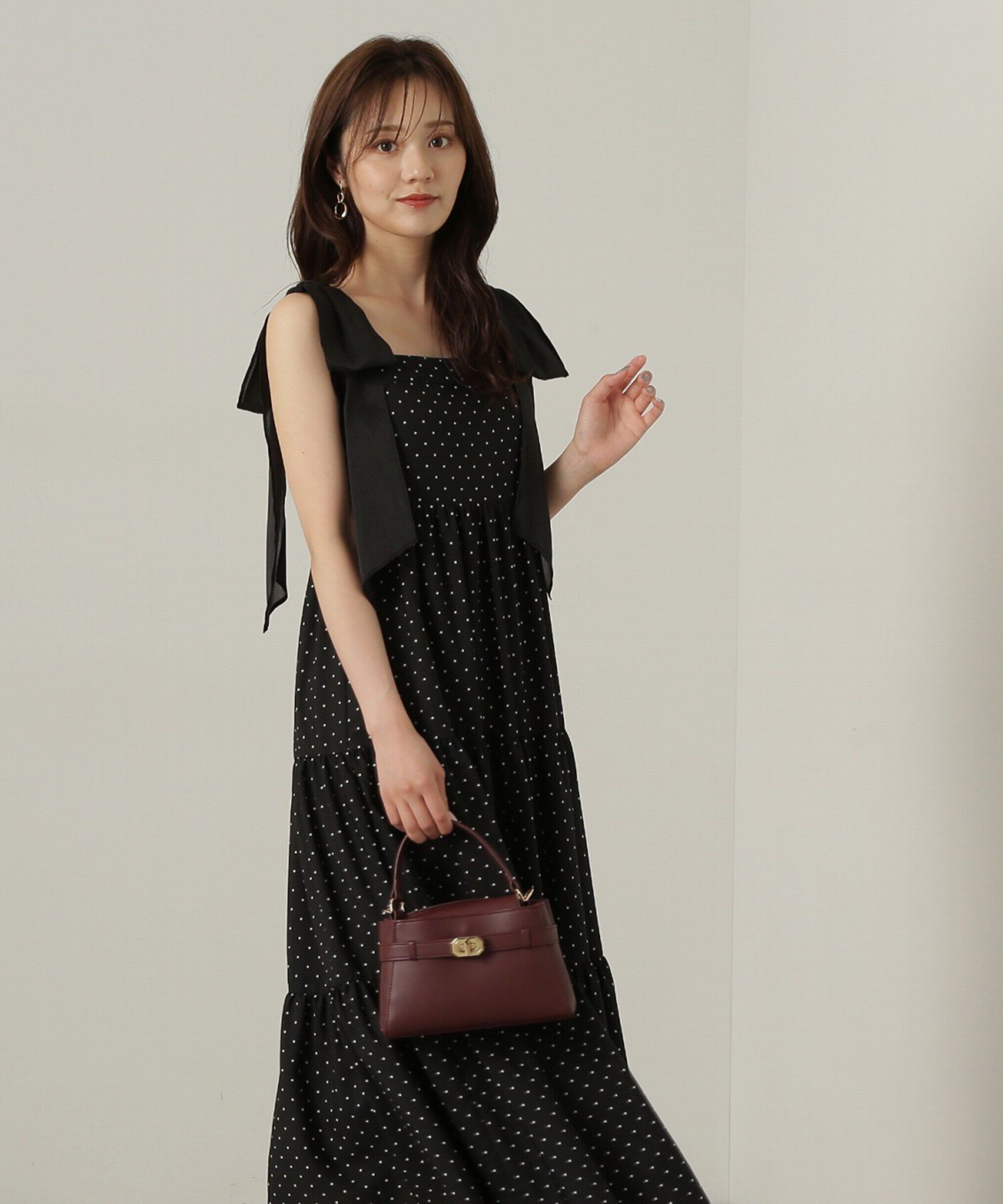 PROPORTION BODY DRESSING「ショルダーリボンティアードワンピース」|ワンピース|