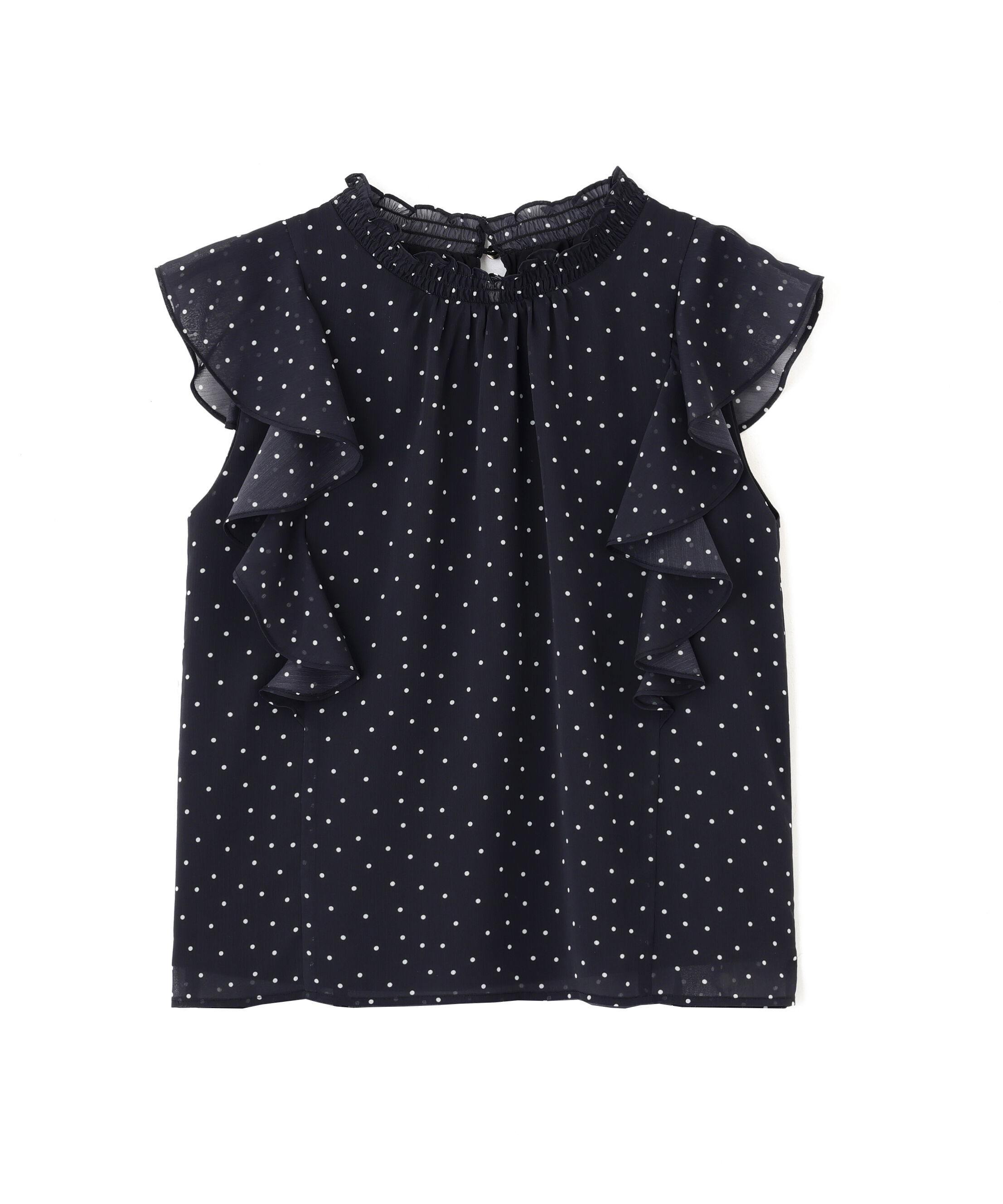 PROPORTION BODY DRESSING「ドット柄半袖ブラウス」|シャツ・ブラウス|