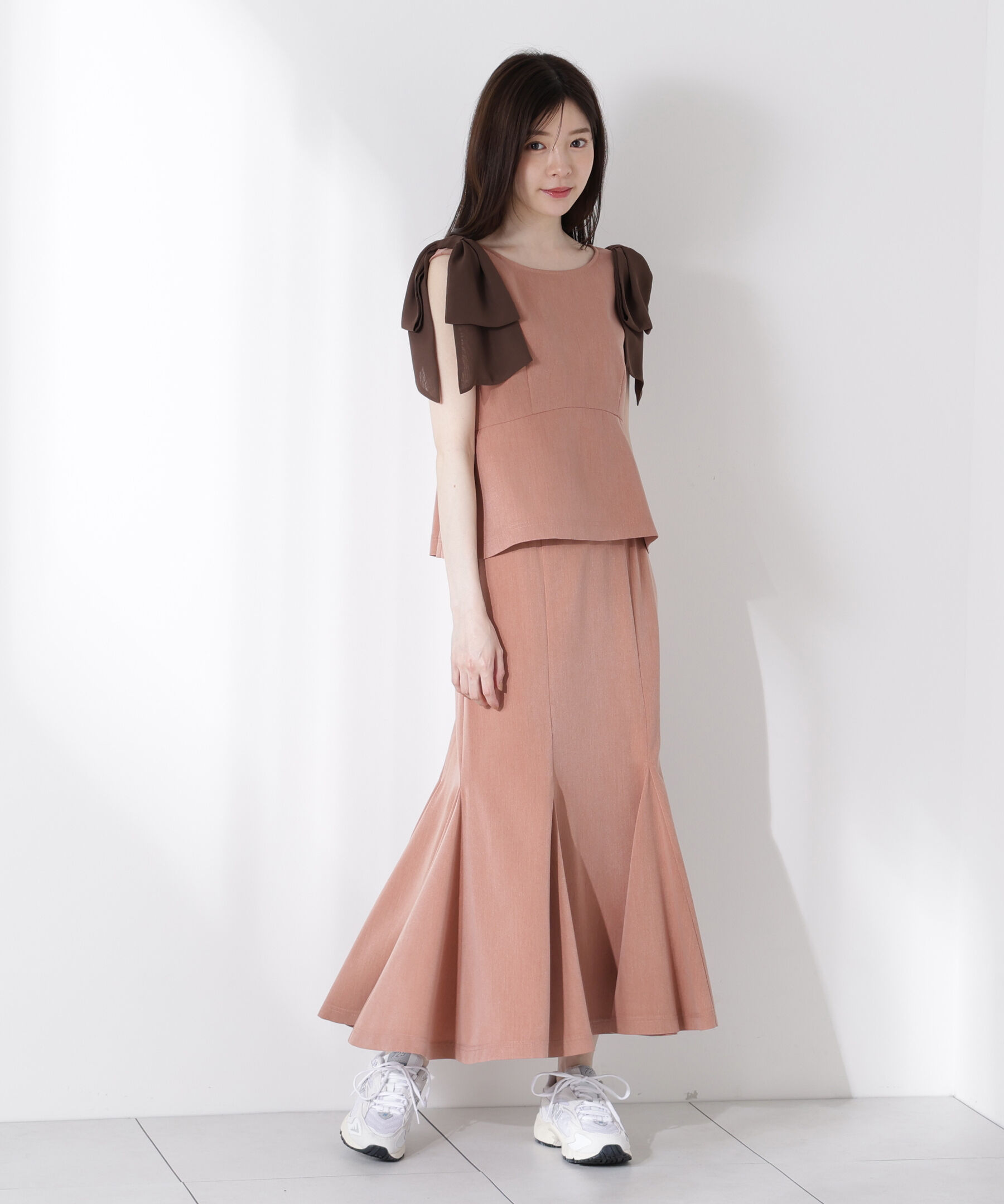 PROPORTION BODY DRESSING「リボン付きマーメイドセットアップ」|ワンピース|