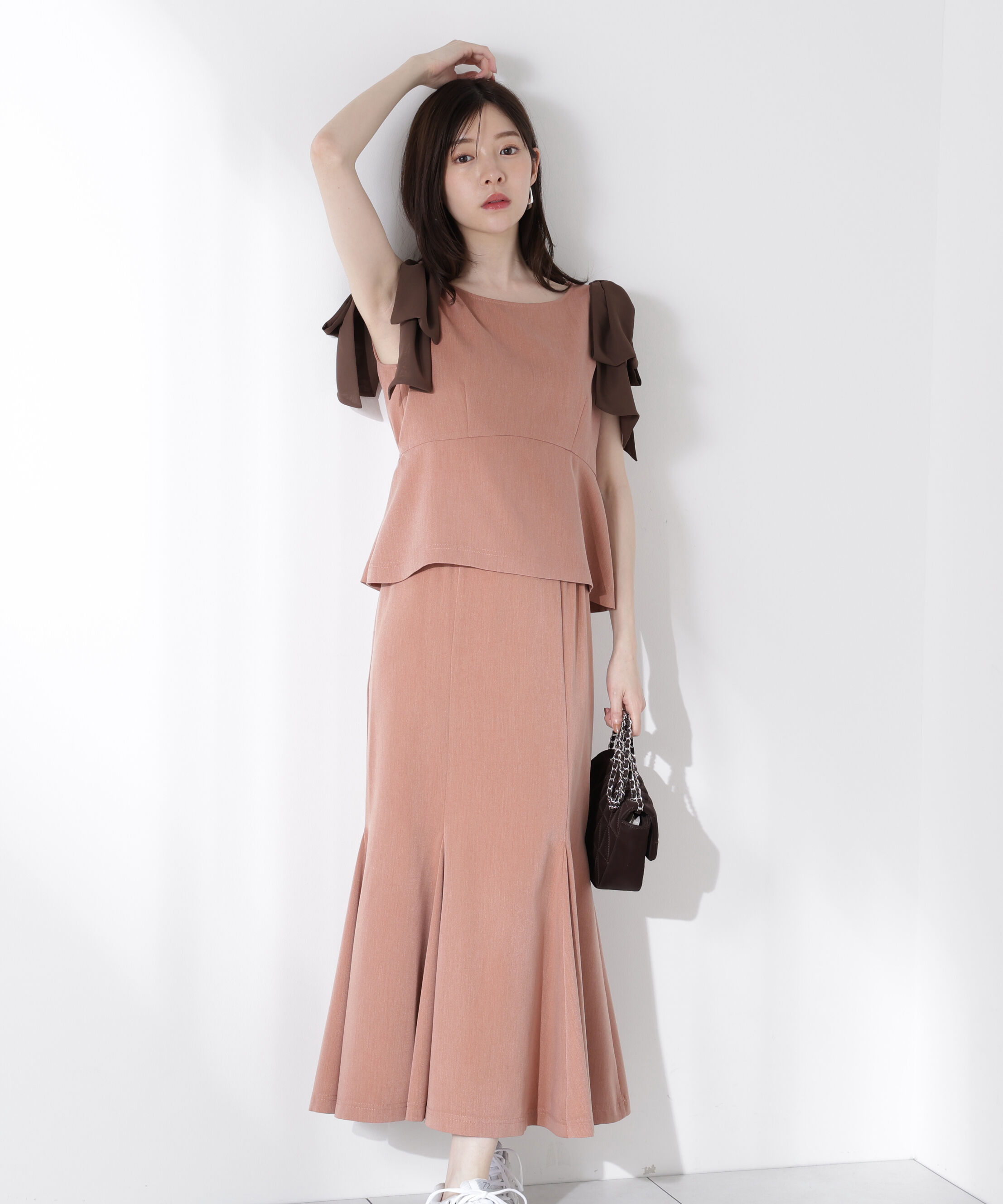 PROPORTION BODY DRESSING「リボン付きマーメイドセットアップ」|ワンピース|