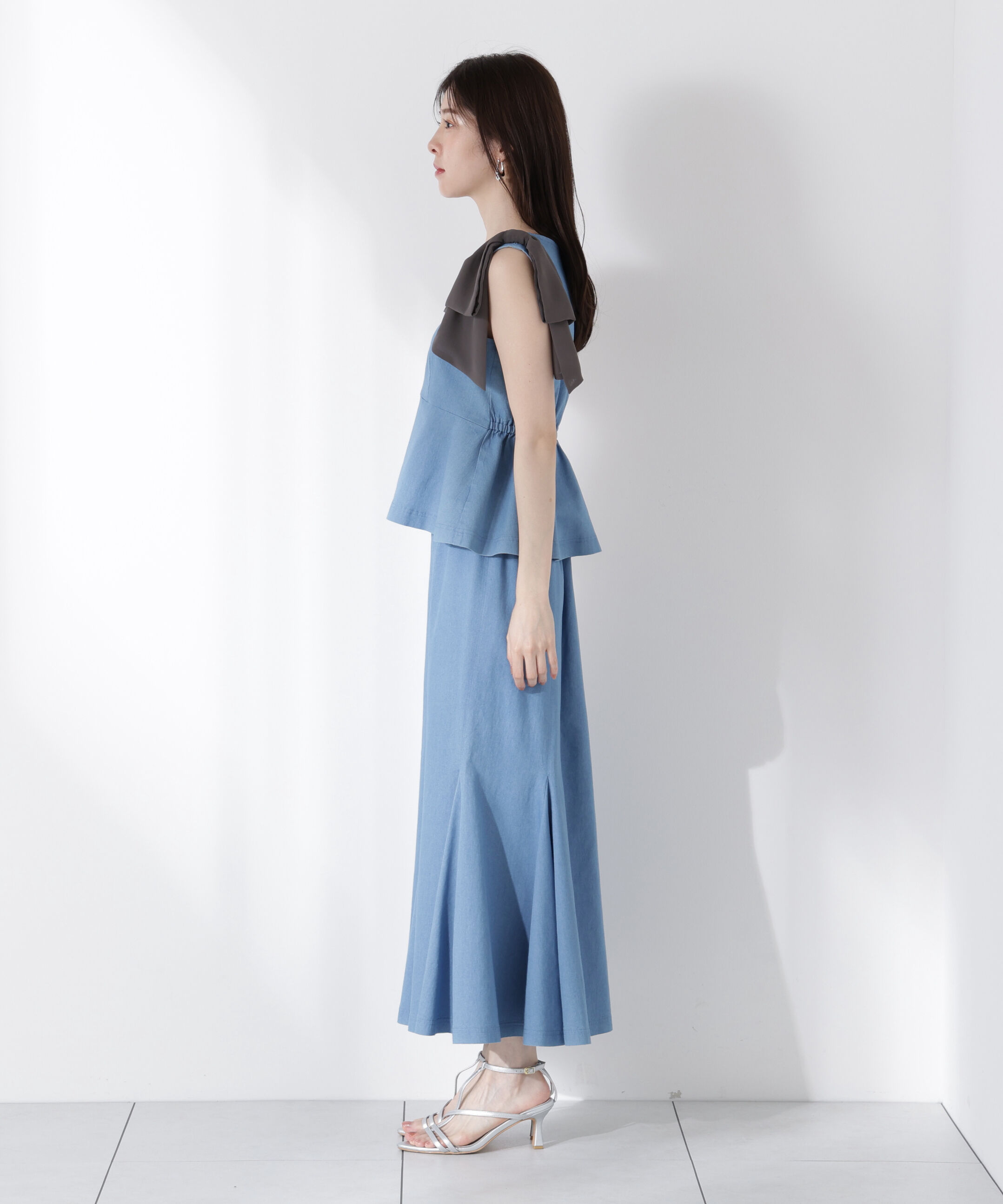 PROPORTION BODY DRESSING「リボン付きマーメイドセットアップ」|ワンピース|