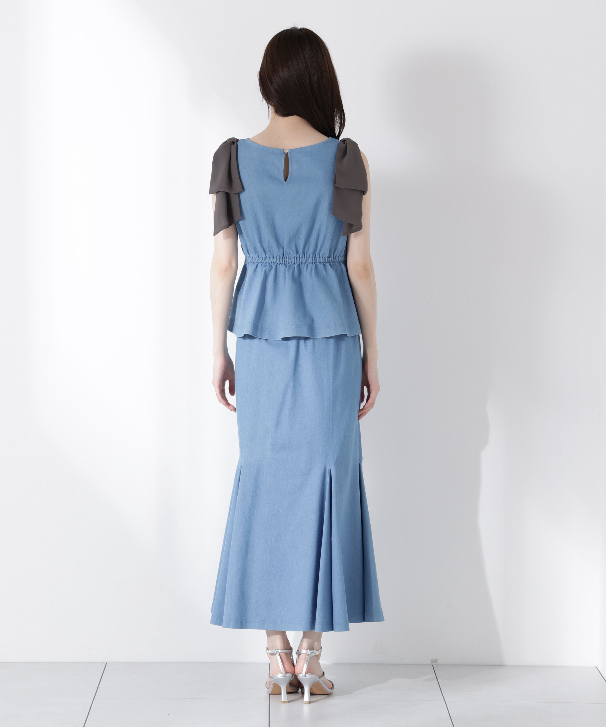 PROPORTION BODY DRESSING「リボン付きマーメイドセットアップ」|ワンピース|