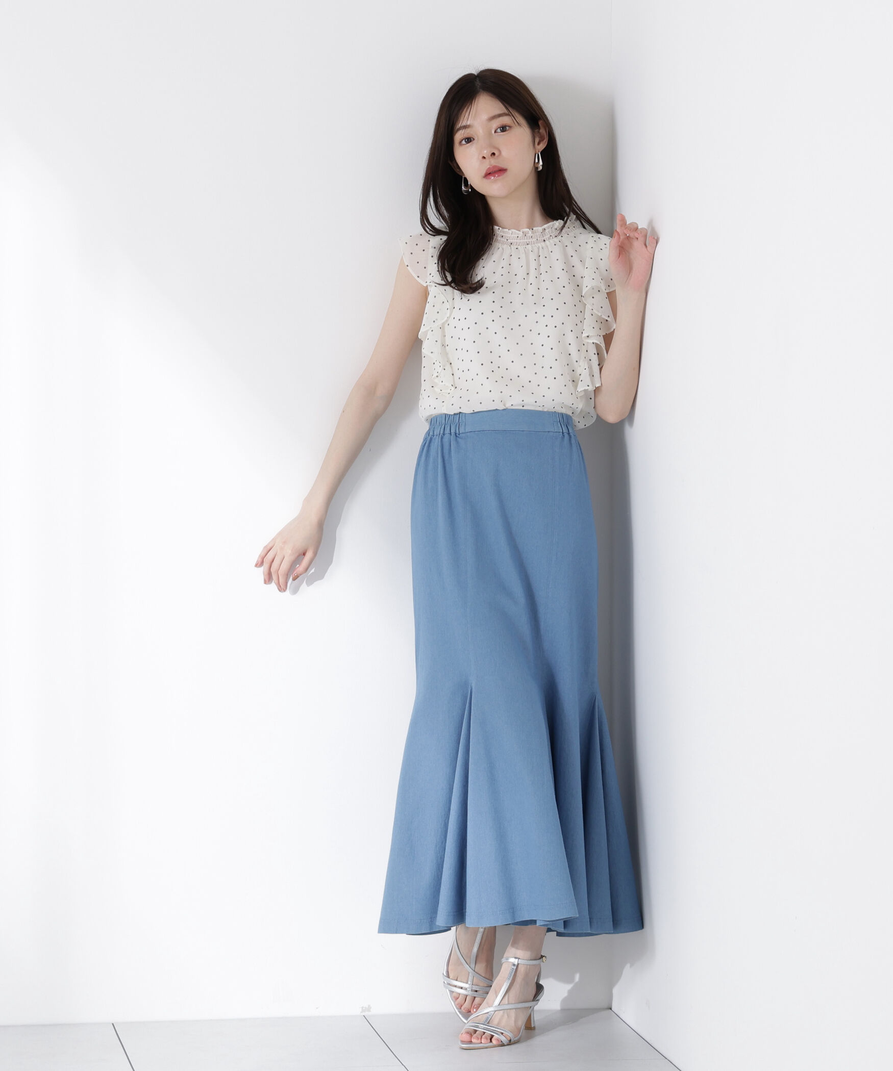 PROPORTION BODY DRESSING「リボン付きマーメイドセットアップ」|ワンピース|