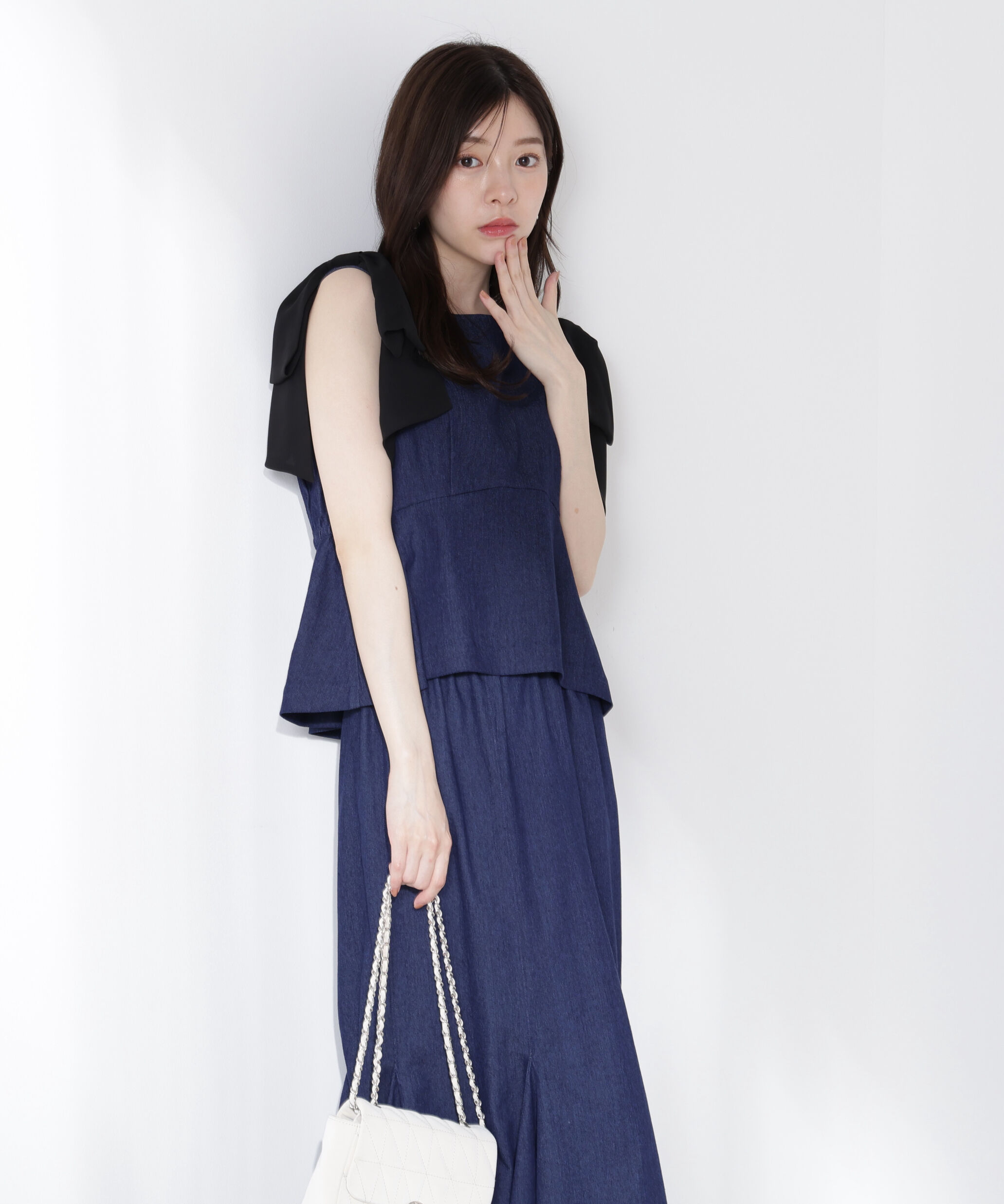 PROPORTION BODY DRESSING「リボン付きマーメイドセットアップ」|ワンピース|