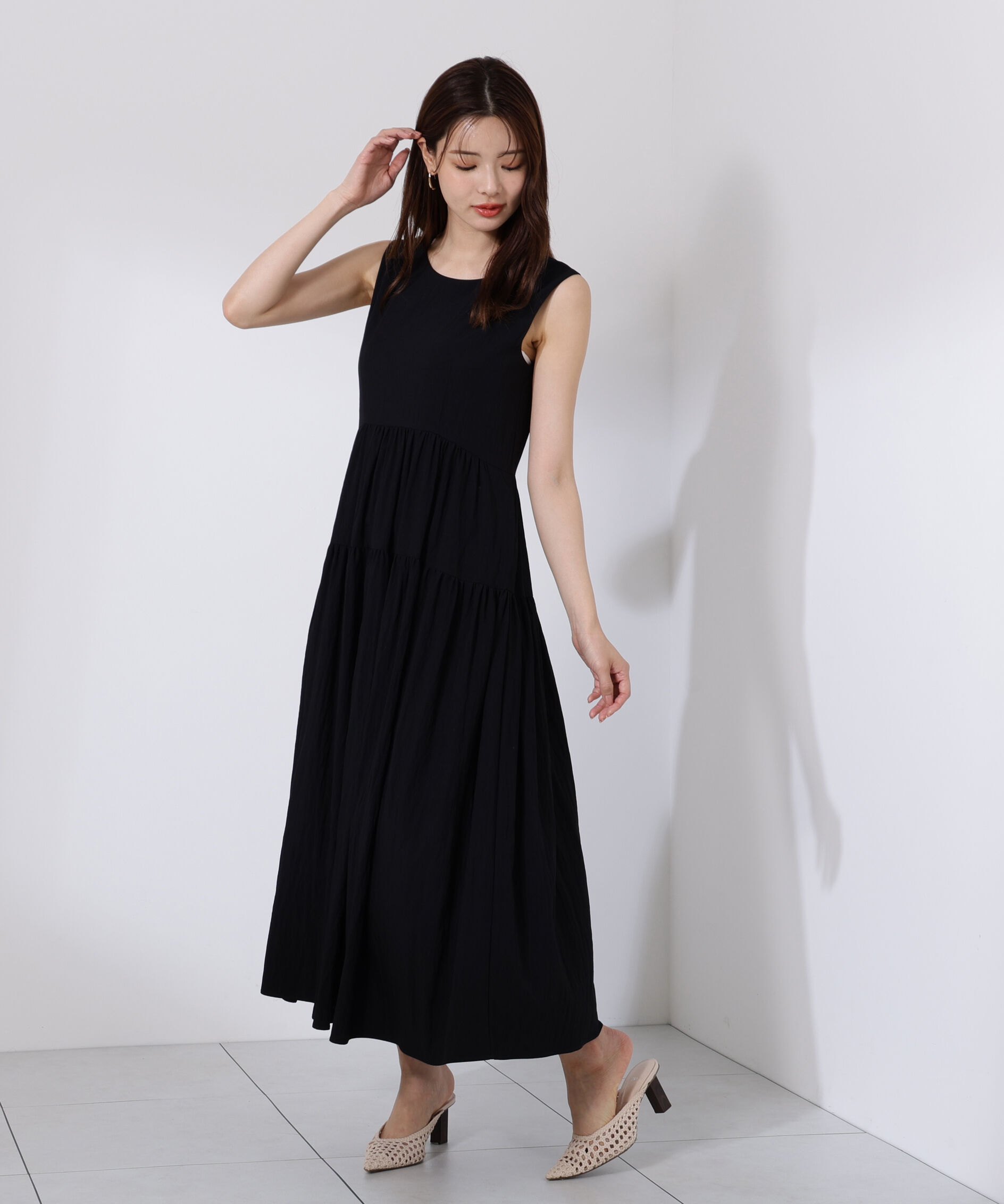 PROPORTION BODY DRESSING「バックリボンティアードワンピース」|ワンピース|