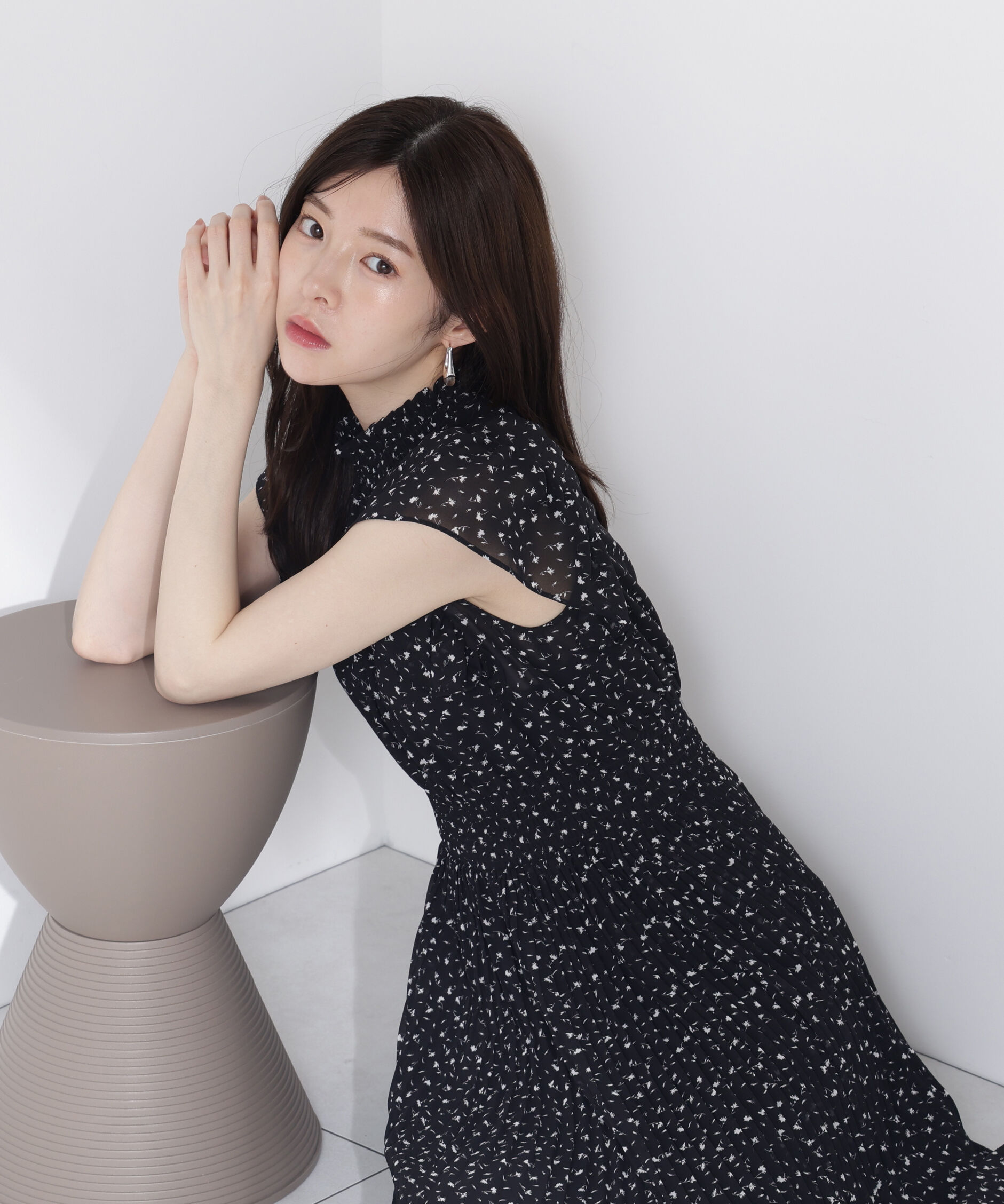 PROPORTION BODY DRESSING「シフォン楊柳プリーツワンピース」|ワンピース|