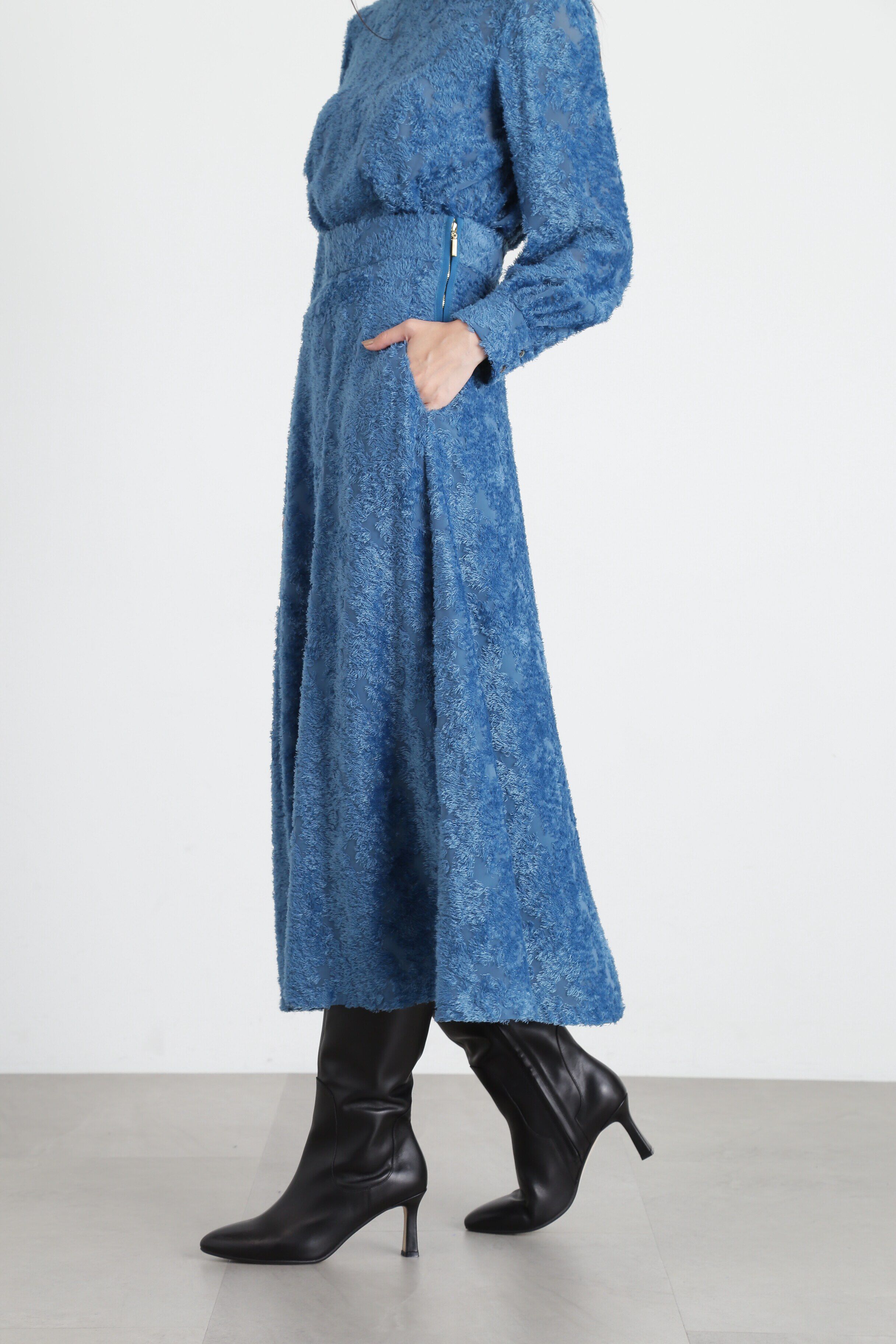  「◆カットジャガードフレアスカート」|スカート|