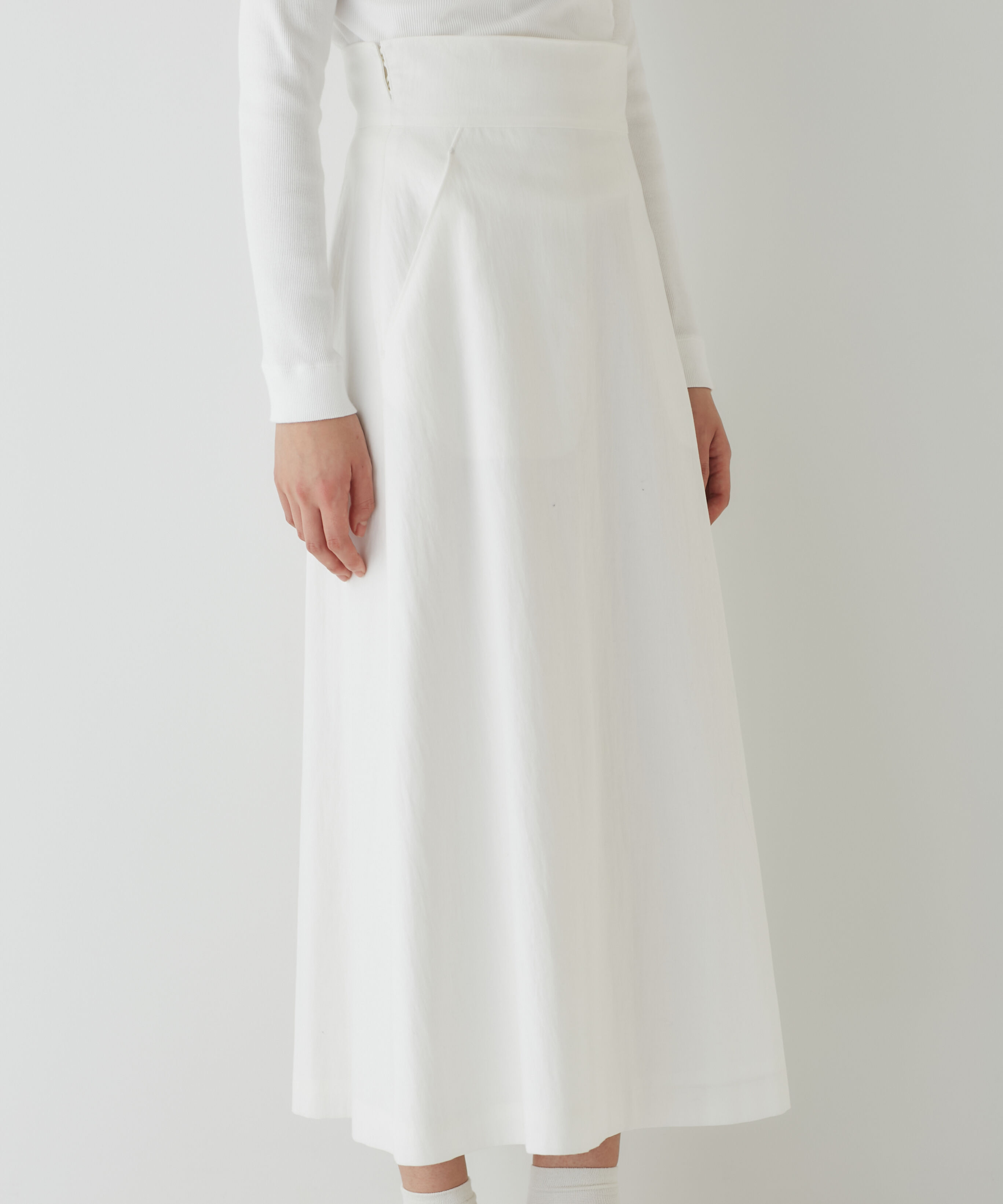  「◆ウエスト折り返しフレアスカート」|スカート|