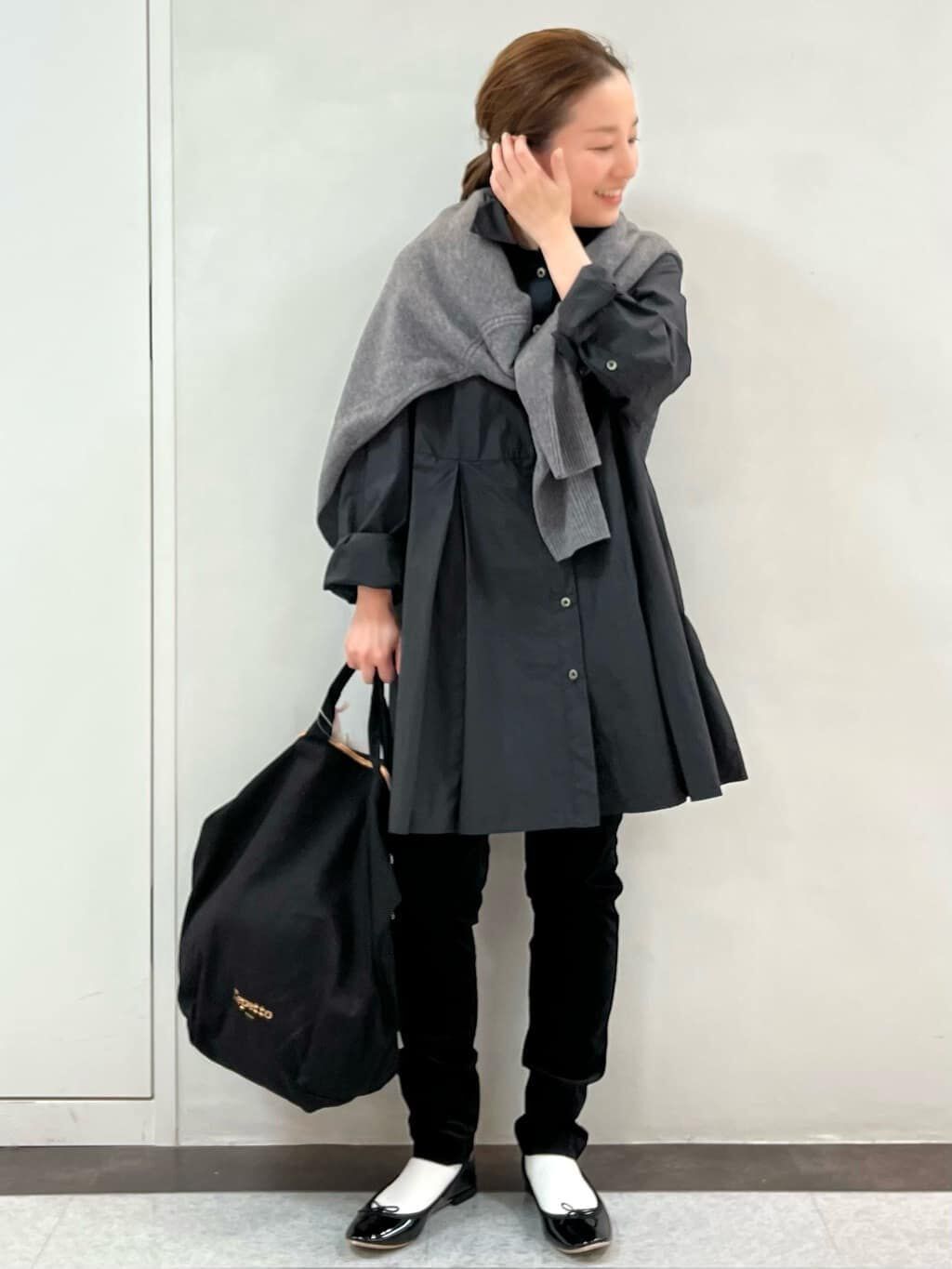  「◆ボックスタックロングブラウス」|シャツ・ブラウス|