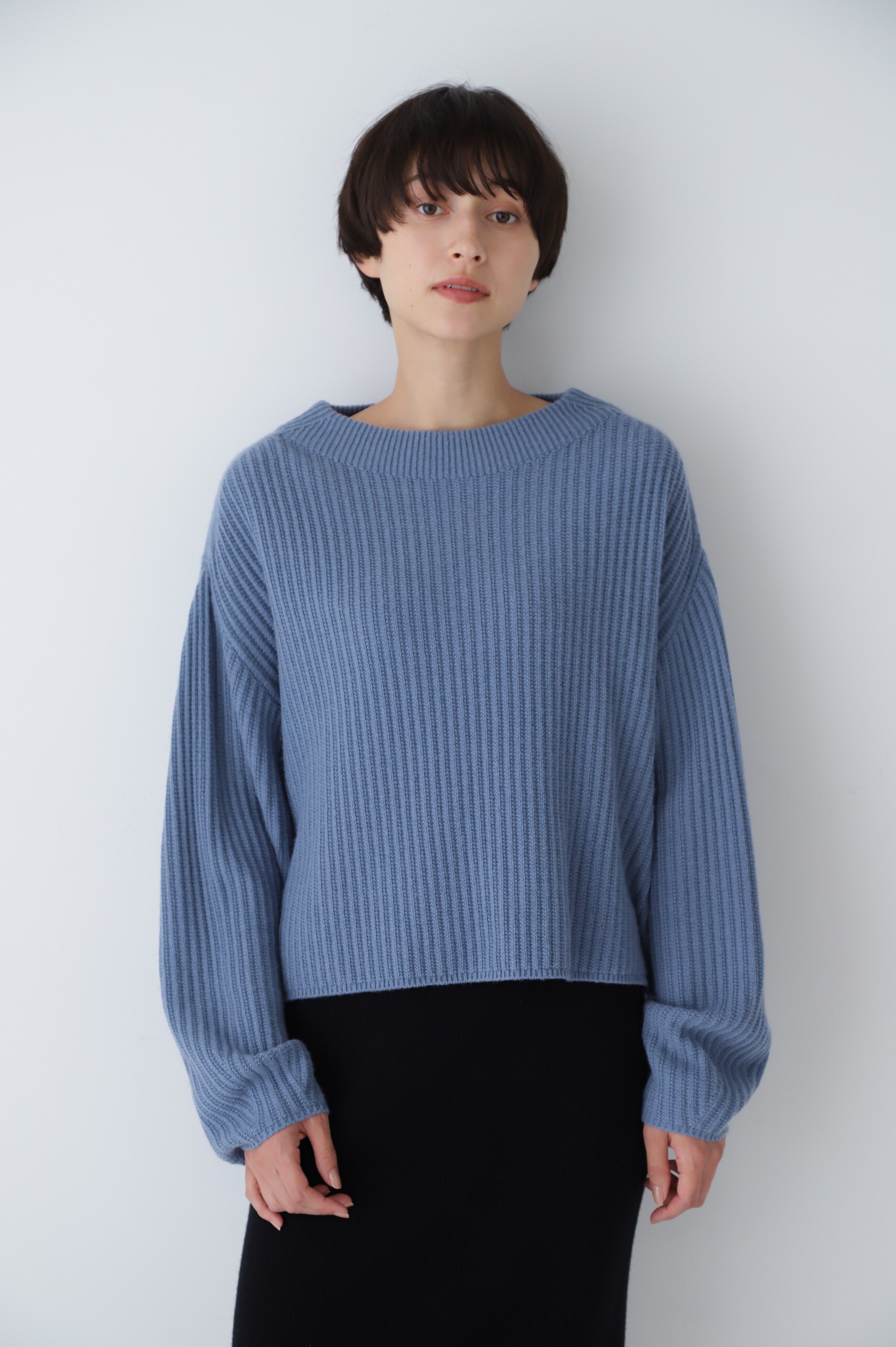  「◆ミドルゲージ地柄ニット」|ニット・セーター|