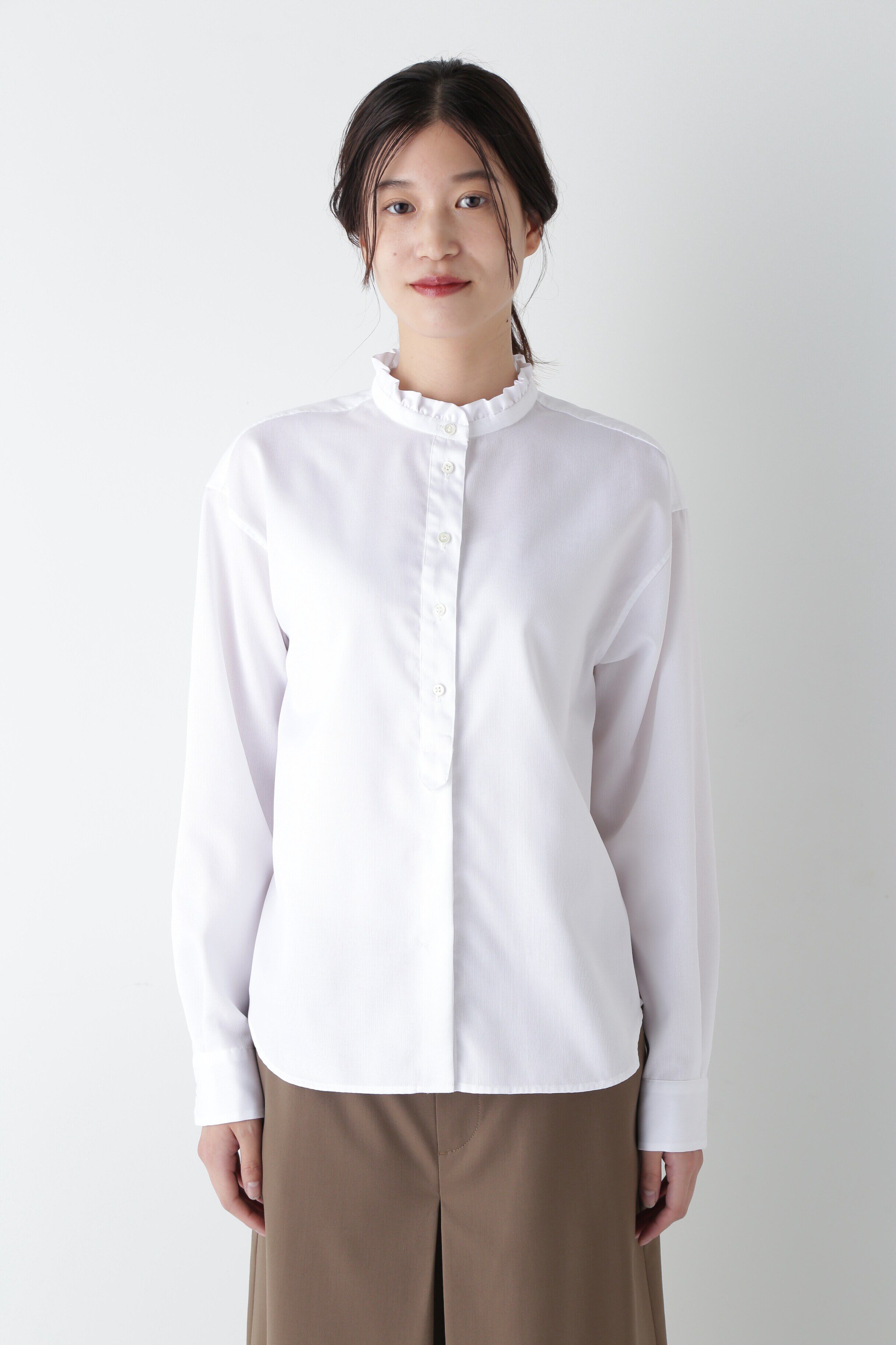  「◆スタンドフリルブラウス」|シャツ・ブラウス|