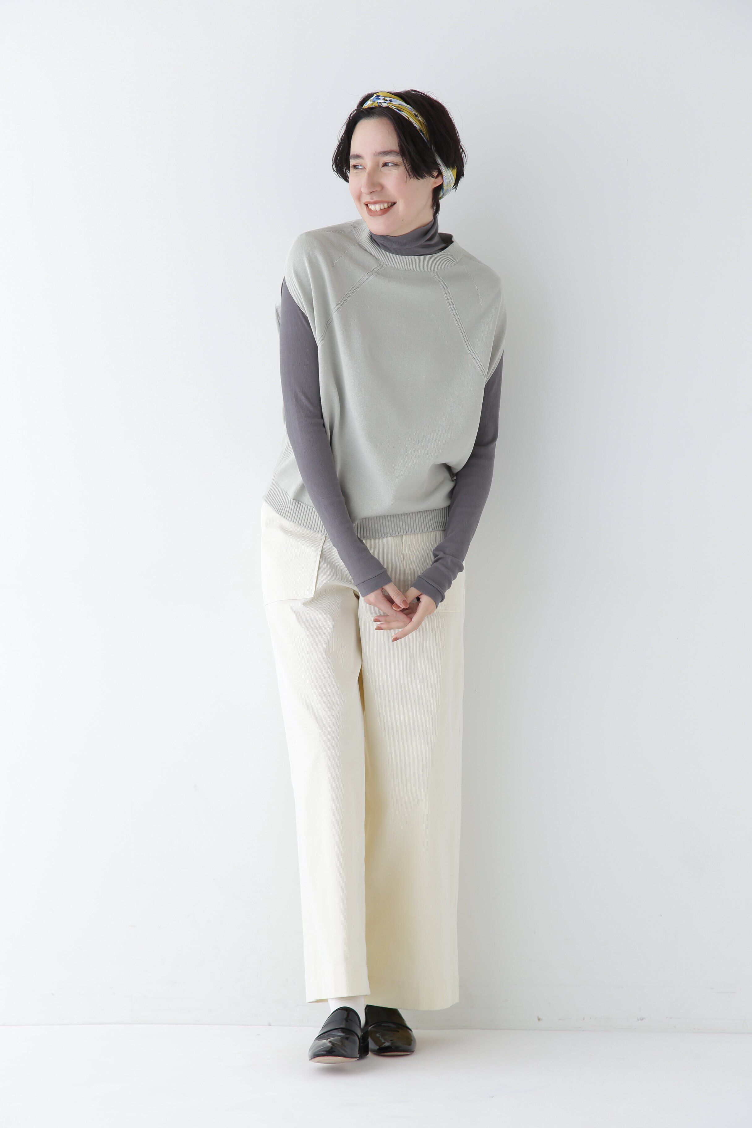  「◆コードストレッチベイカーセミワイドパンツ」|その他|