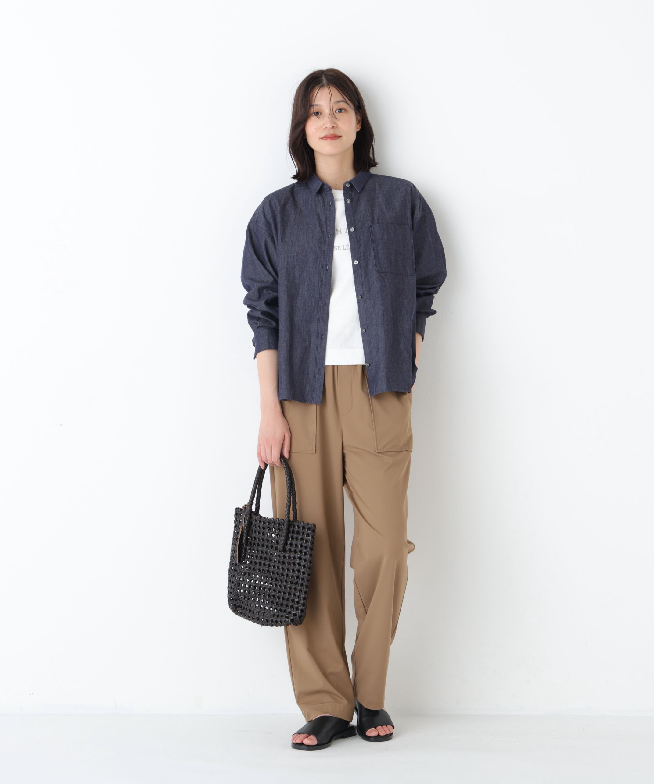  「◆ライトオンデニムシャツ」|シャツ・ブラウス|