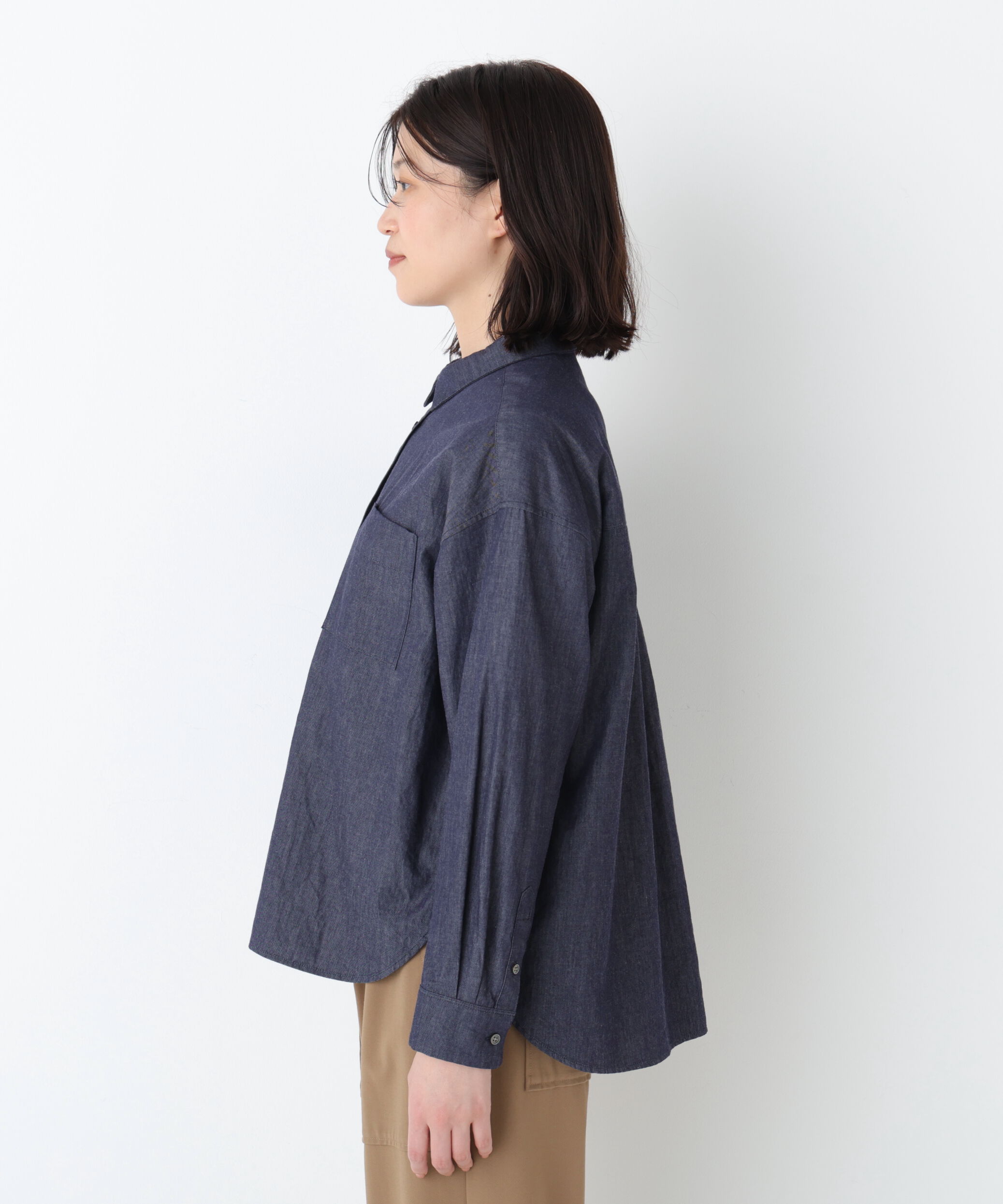  「◆ライトオンデニムシャツ」|シャツ・ブラウス|