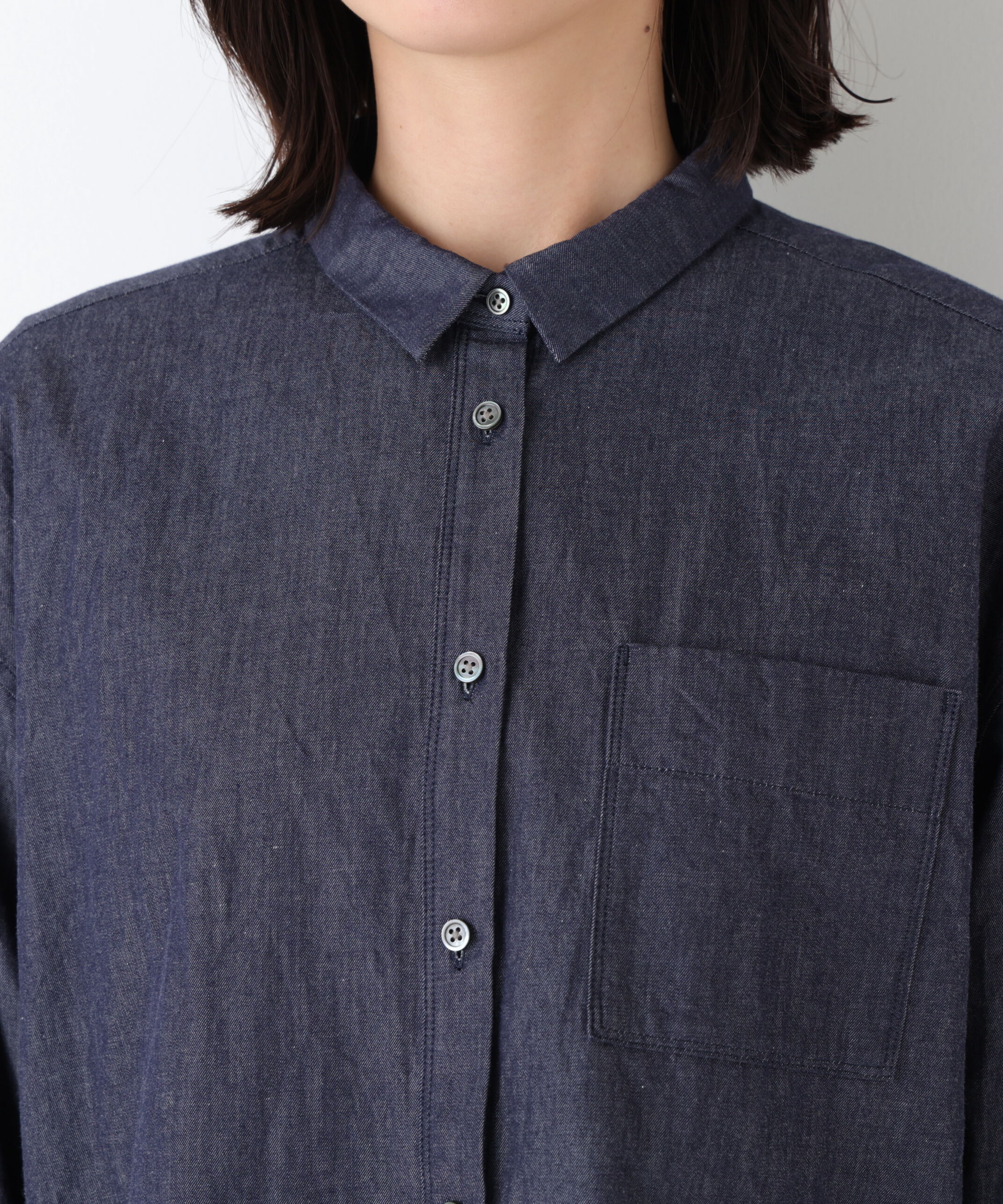  「◆ライトオンデニムシャツ」|シャツ・ブラウス|