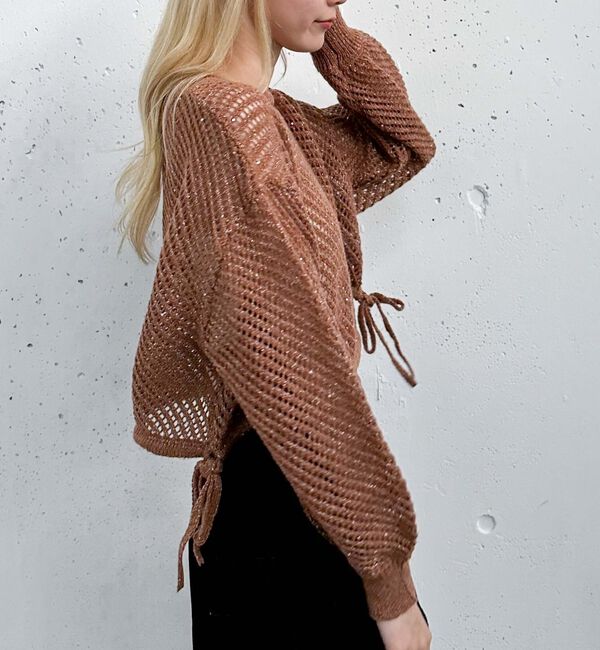 archives「ラメスパンコールメッシュニット」|ニット・セーター|