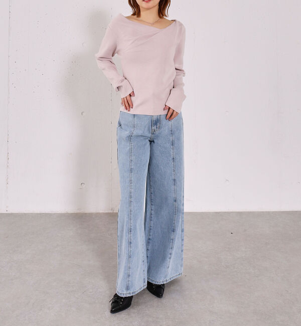 archives「タックドレープニットプルオーバー」|ニット・セーター|