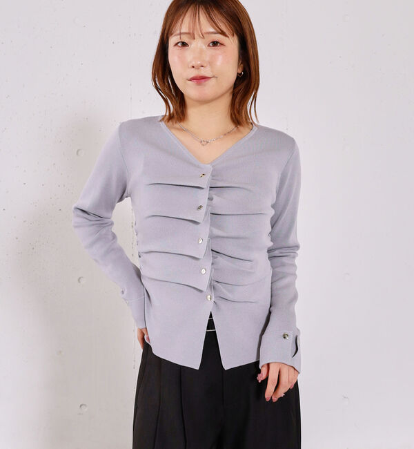 archives「スプリングタックボタンニットプルオーバー」|ニット・セーター|