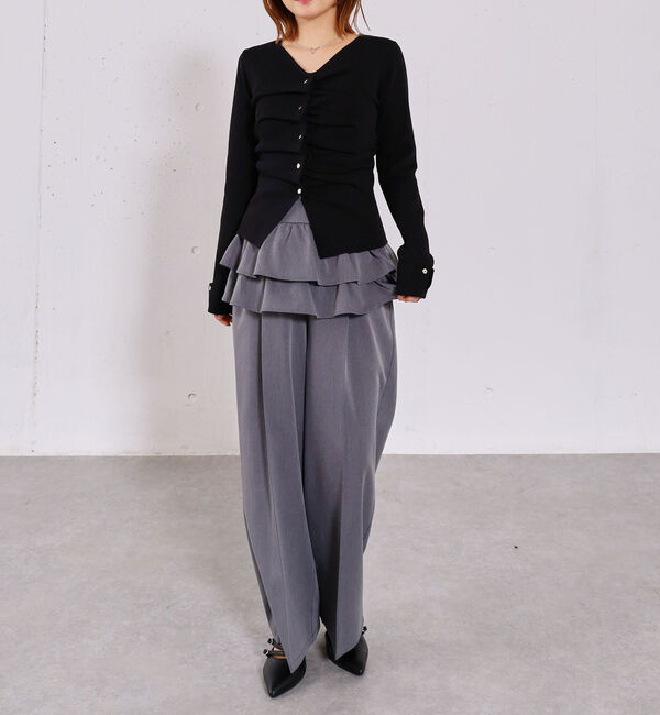 archives「スプリングタックボタンニットプルオーバー」|ニット・セーター|