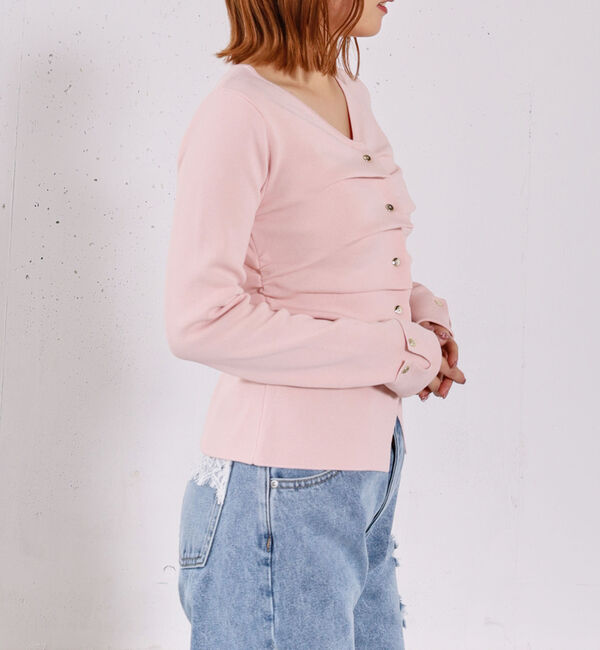 archives「スプリングタックボタンニットプルオーバー」|ニット・セーター|