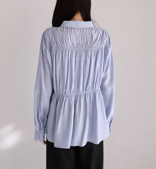 archives「【ＯＮかわ】シャーリングギャザーシャツ」|シャツ・ブラウス|