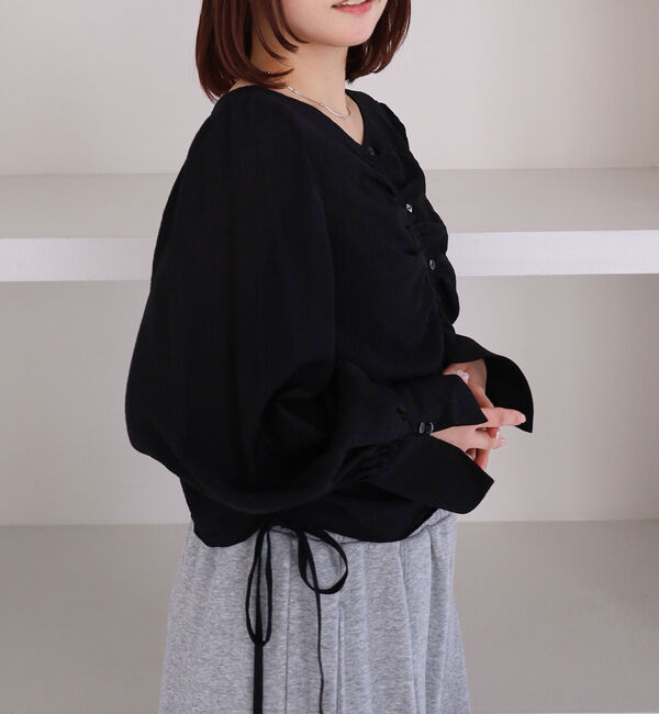 archives「２ｗａｙギャザードロストブラウス」|シャツ・ブラウス|