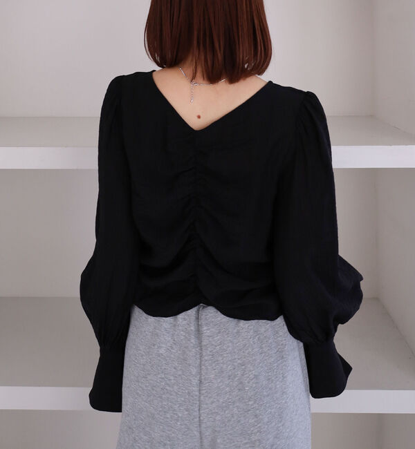 archives「２ｗａｙギャザードロストブラウス」|シャツ・ブラウス|