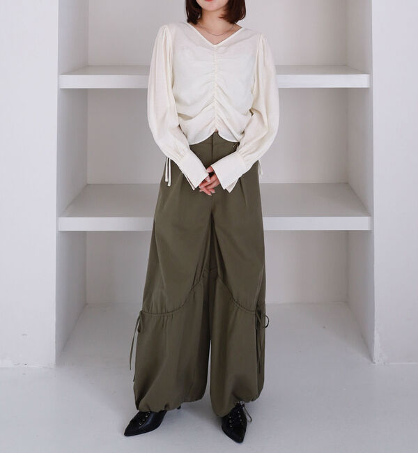 archives「２ｗａｙギャザードロストブラウス」|シャツ・ブラウス|