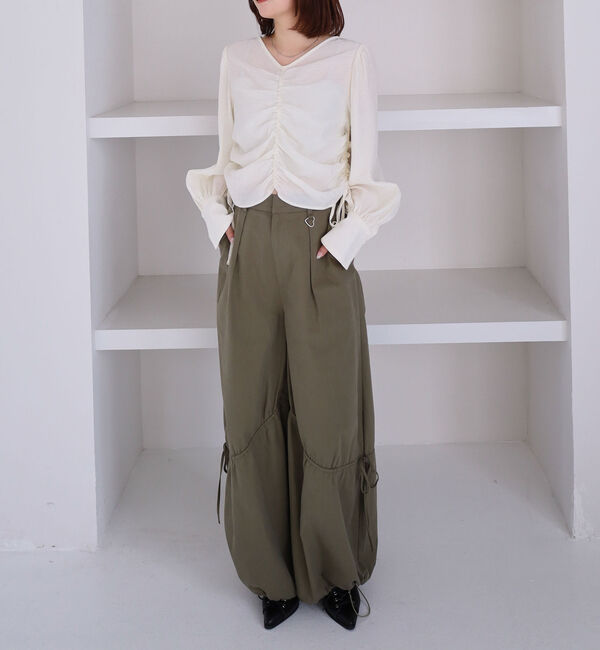 archives「２ｗａｙギャザードロストブラウス」|シャツ・ブラウス|