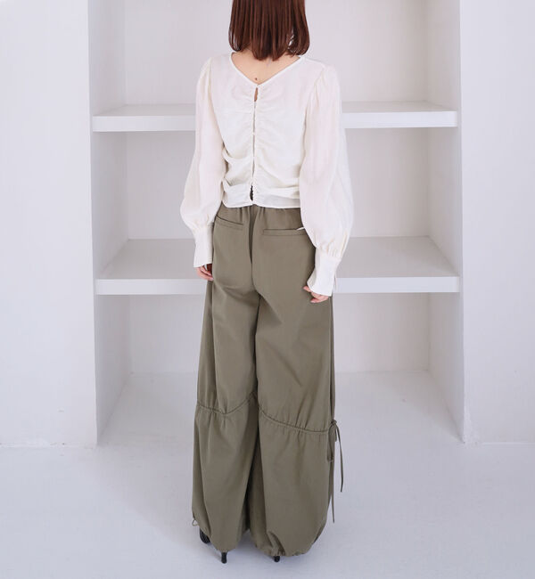 archives「２ｗａｙギャザードロストブラウス」|シャツ・ブラウス|