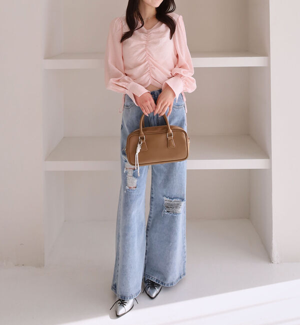 archives「２ｗａｙギャザードロストブラウス」|シャツ・ブラウス|