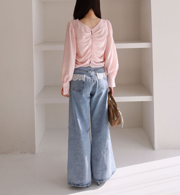 archives「２ｗａｙギャザードロストブラウス」|シャツ・ブラウス|