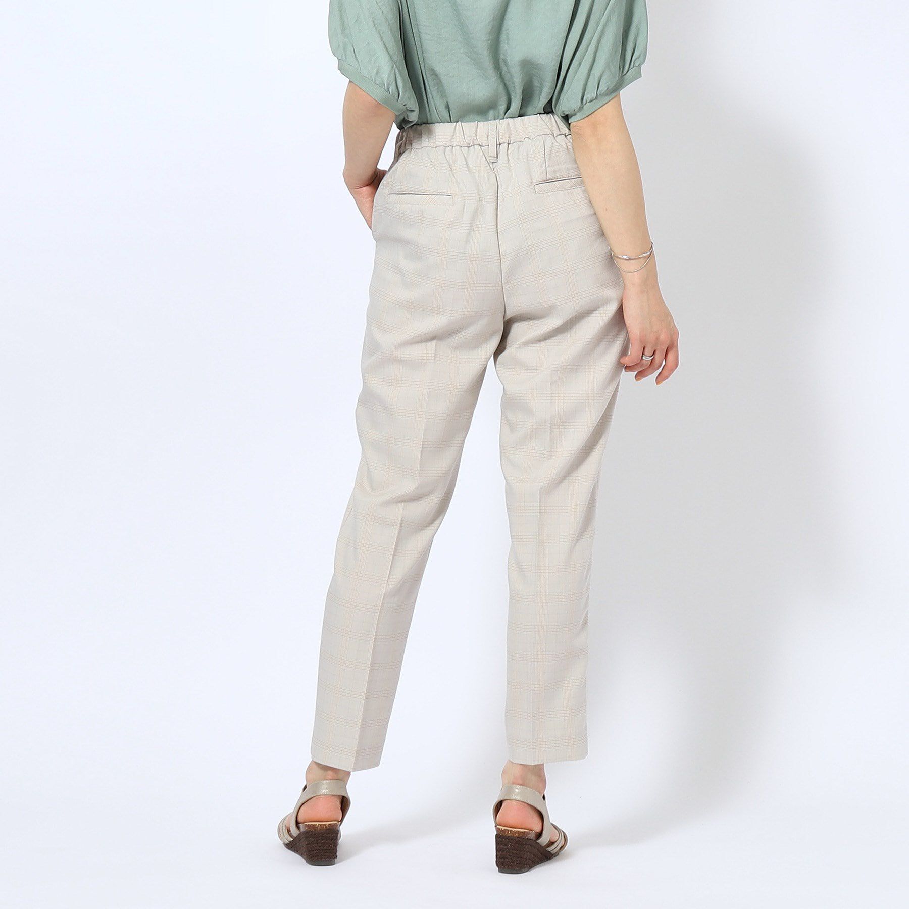 SHOO･LA･RUE「【洗える/SS-3L】すっきりキレイにかっこよく 大人のテーパードパンツ」|その他|