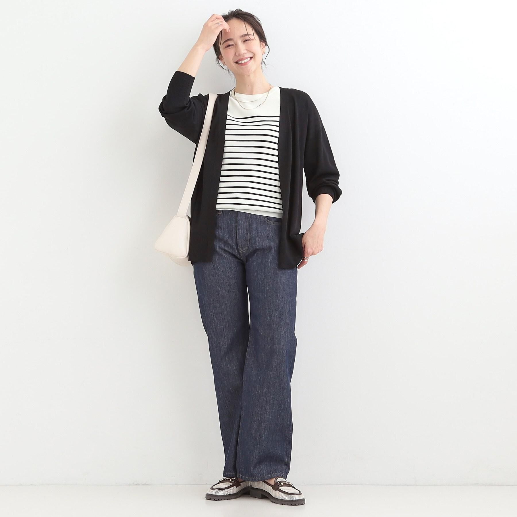 SHOO･LA･RUE「【SHOO・LA・RUE DENIM】程よいゆとりの ストレートデニムパンツ」|デニム|