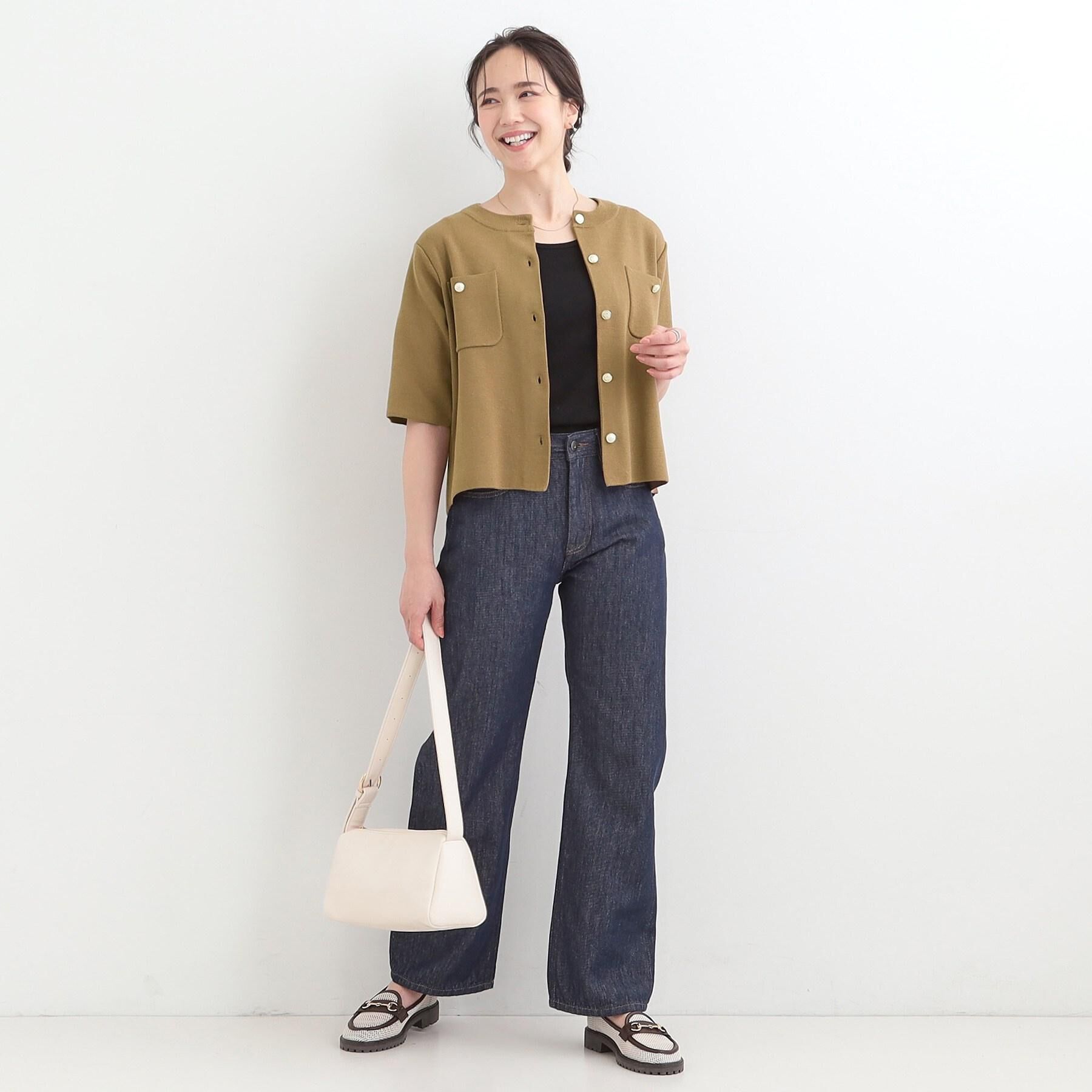 SHOO･LA･RUE「【SHOO・LA・RUE DENIM】程よいゆとりの ストレートデニムパンツ」|デニム|