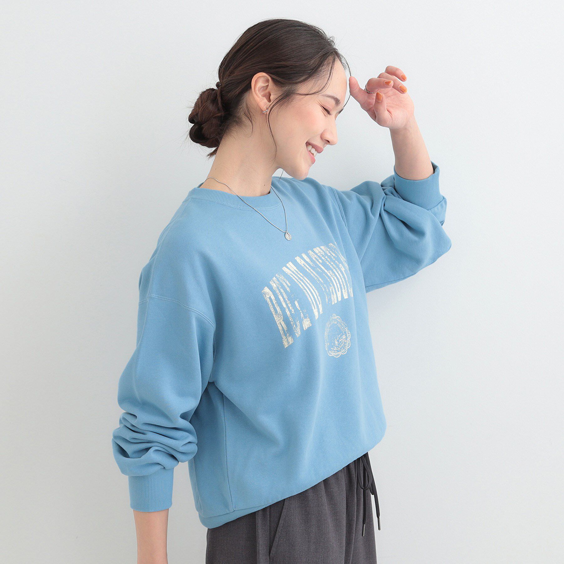 SHOO･LA･RUE「【綿100%/洗濯機可/S-LL】プリントアソート裏毛スウェット」|パーカー|