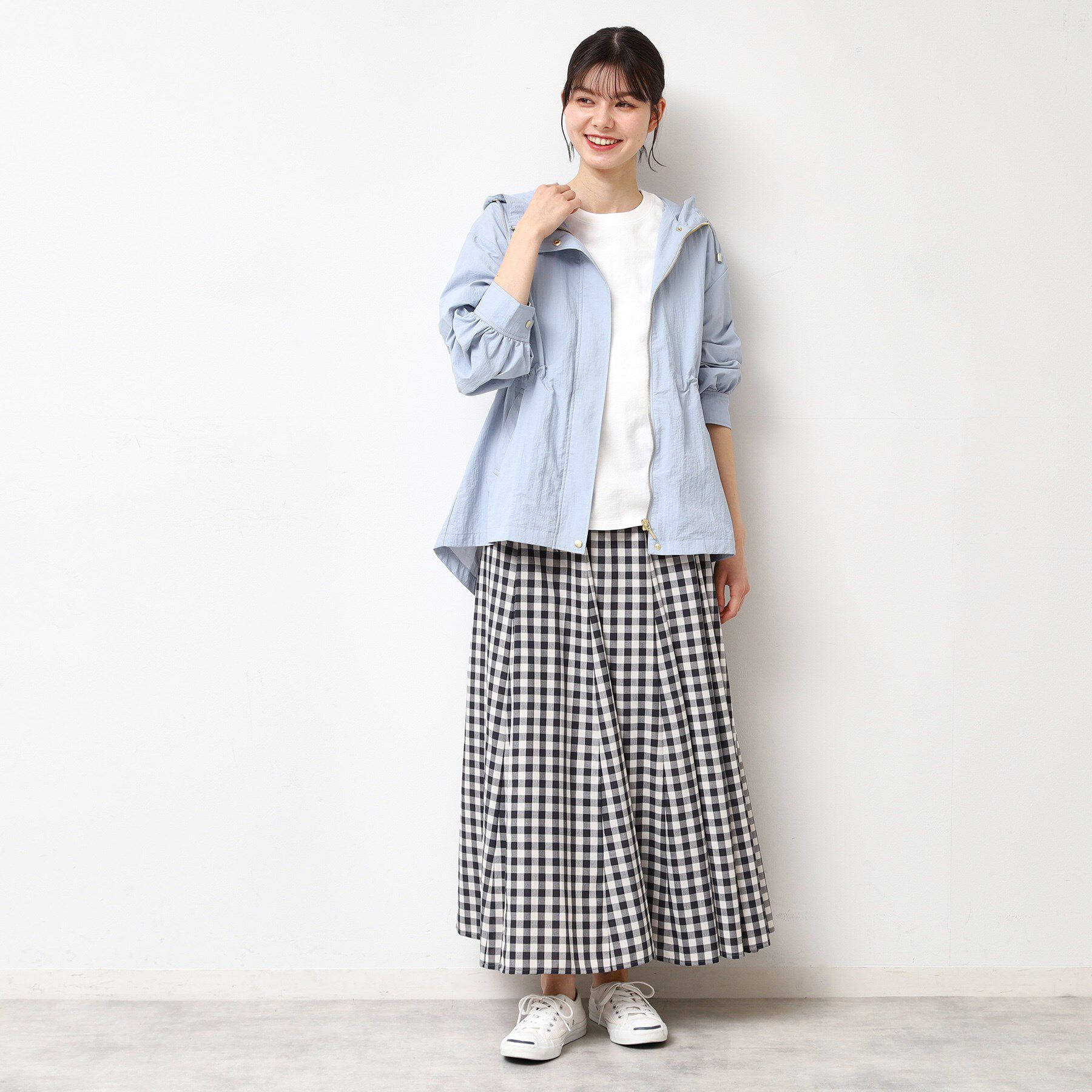 Dessin「ドロストフーデットライトブルゾン（S～L）」|ブルゾン・スタジャン|