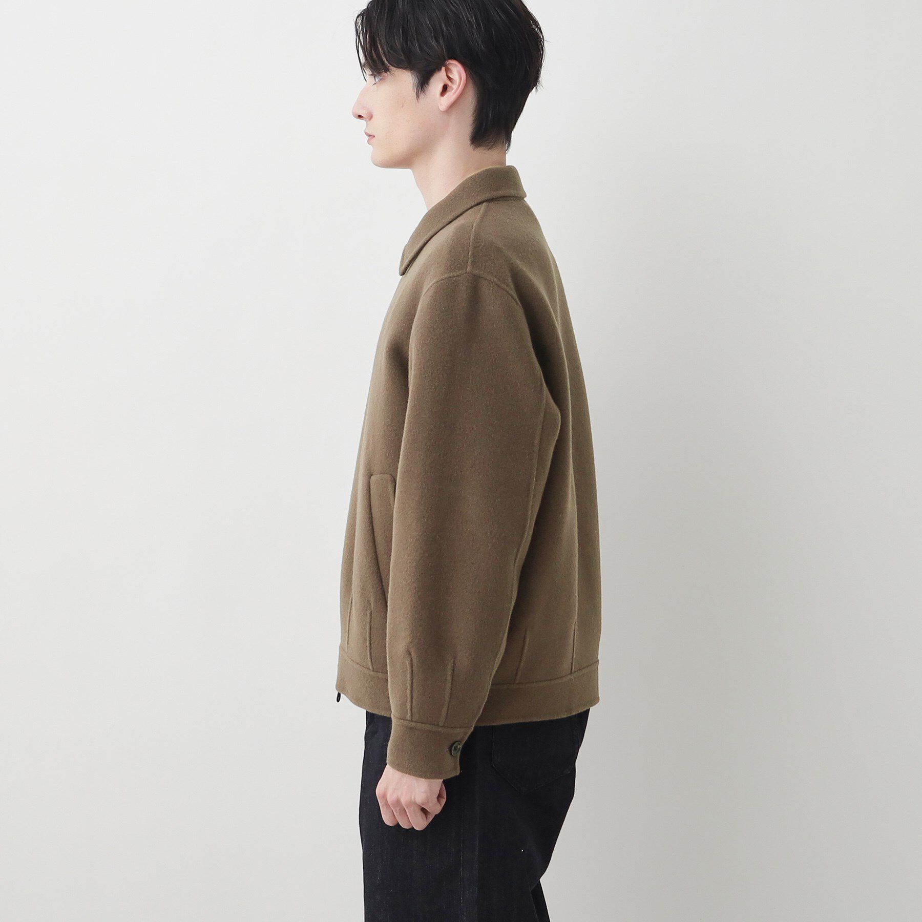 Dessin「【洗える】メルトンジャケット」|ステンカラーコート|