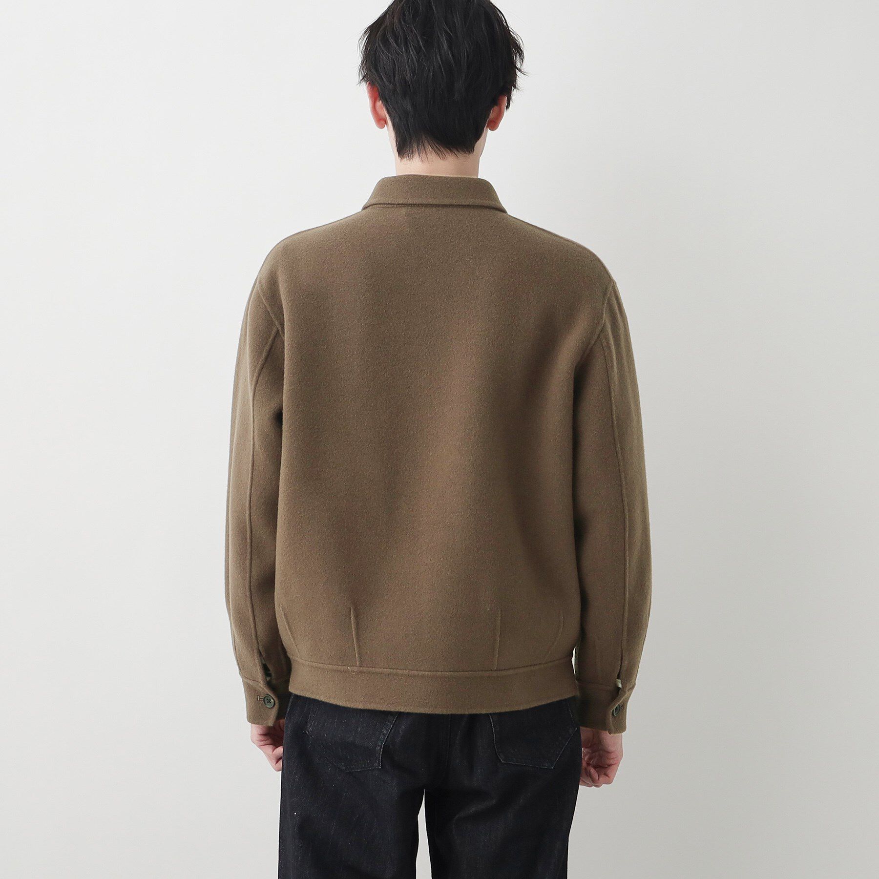 Dessin「【洗える】メルトンジャケット」|ステンカラーコート|