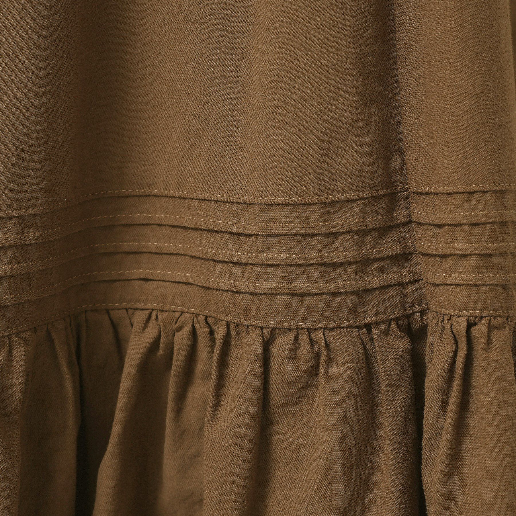 Dessin「【ウエストゴム/洗える】コットンフレアスカート」|スカート|