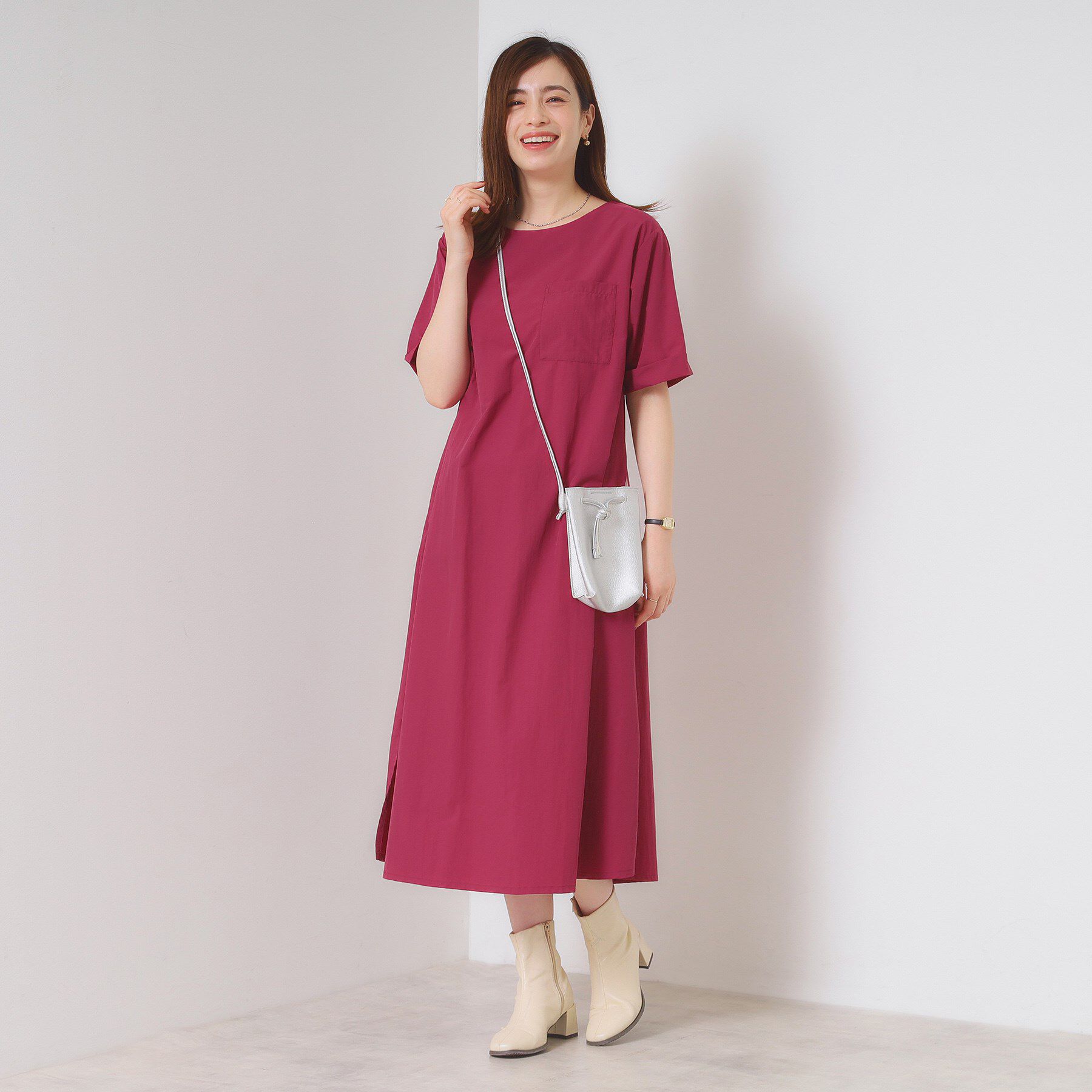 ITS&rsquo;DEMO「【撥水／洗濯機OK】ワンピース」|ワンピース|